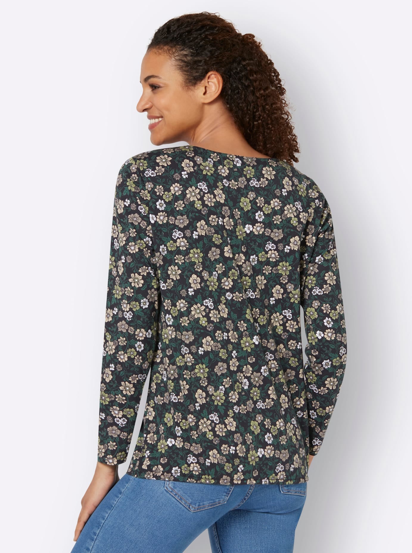 Inspirationen Langarmshirt »Druck-Shirt«, (1 tlg.)