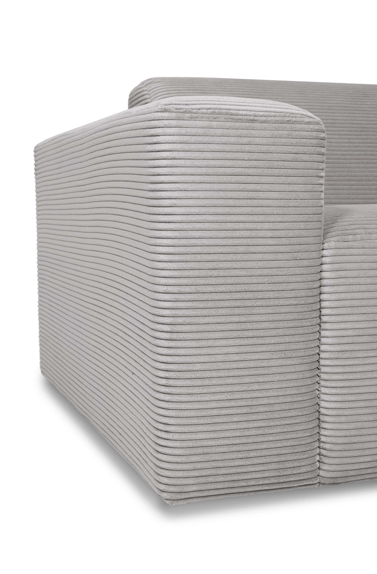 INOSIGN Ecksofa »Koa,228cm, L-Form, Modulsofa, Webstoff, Cord, Struktur«, Designsofa, Set, Hocker inklusive, weicher Lounge-Sitzkomfort