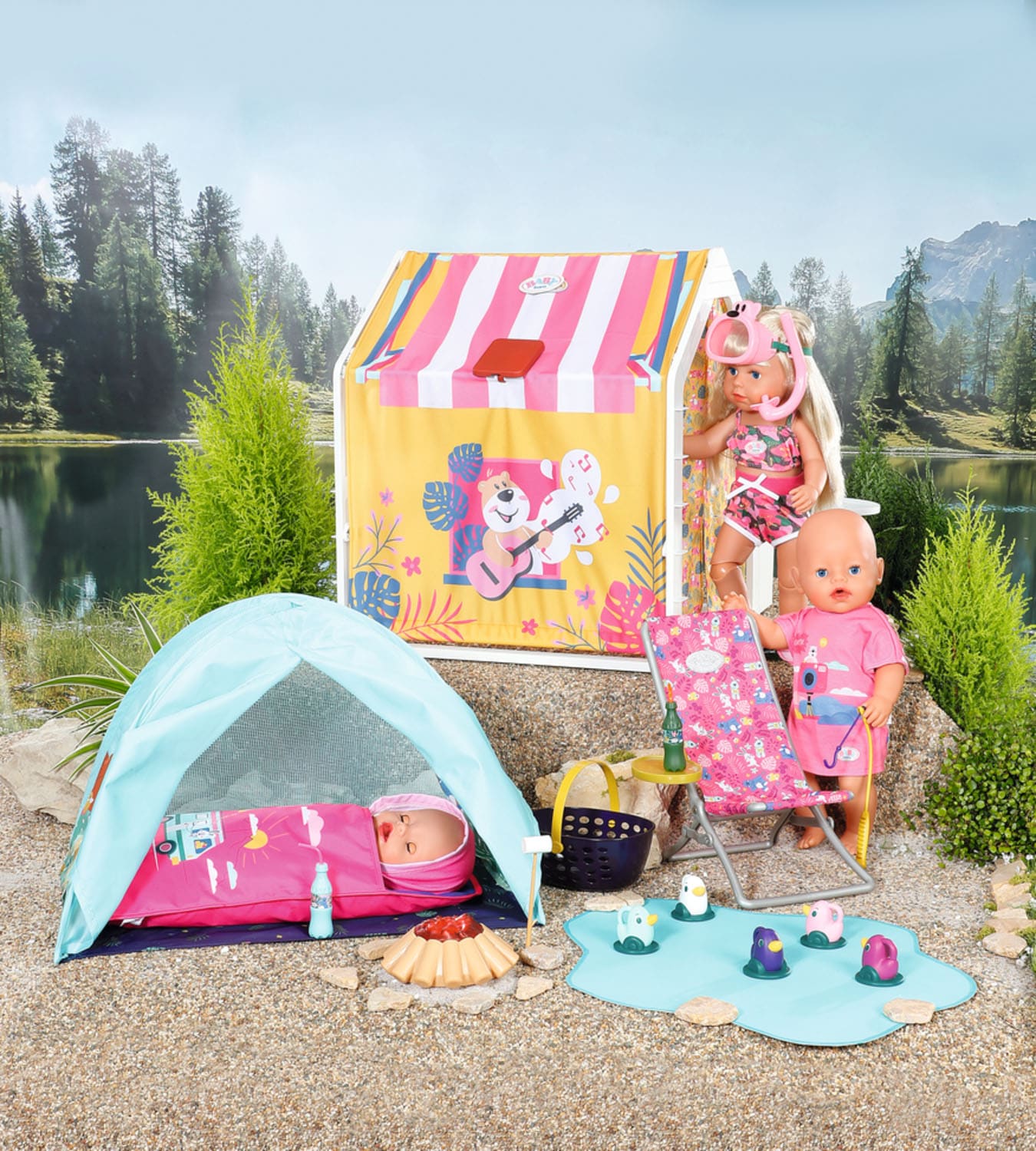 Baby Born Puppen Zelt »Weekend Camping Set«
