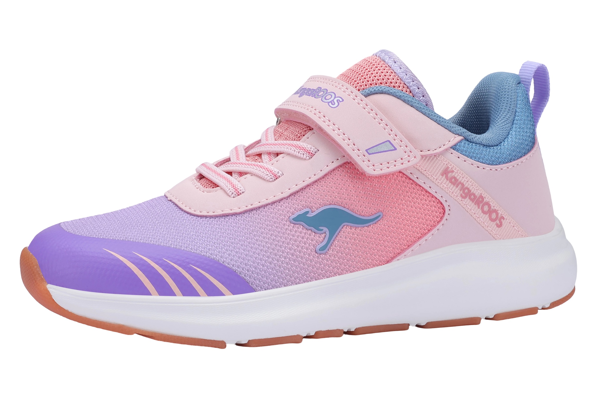 Kangaroos, Herren, KangaROOS Sneaker »KB-RIDA EV« Nicht abfärbende Sohle, frost pink, lavendin, 31, Stylischer Sneaker von KangaROOS mit 