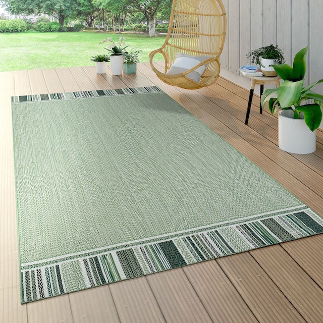 Paco Home Teppich »Ostende 536«, rechteckig, Flachgewebe, meliert und mit  Bordüre, In- und Outdoor geeignet online shoppen | Jelmoli-Versand