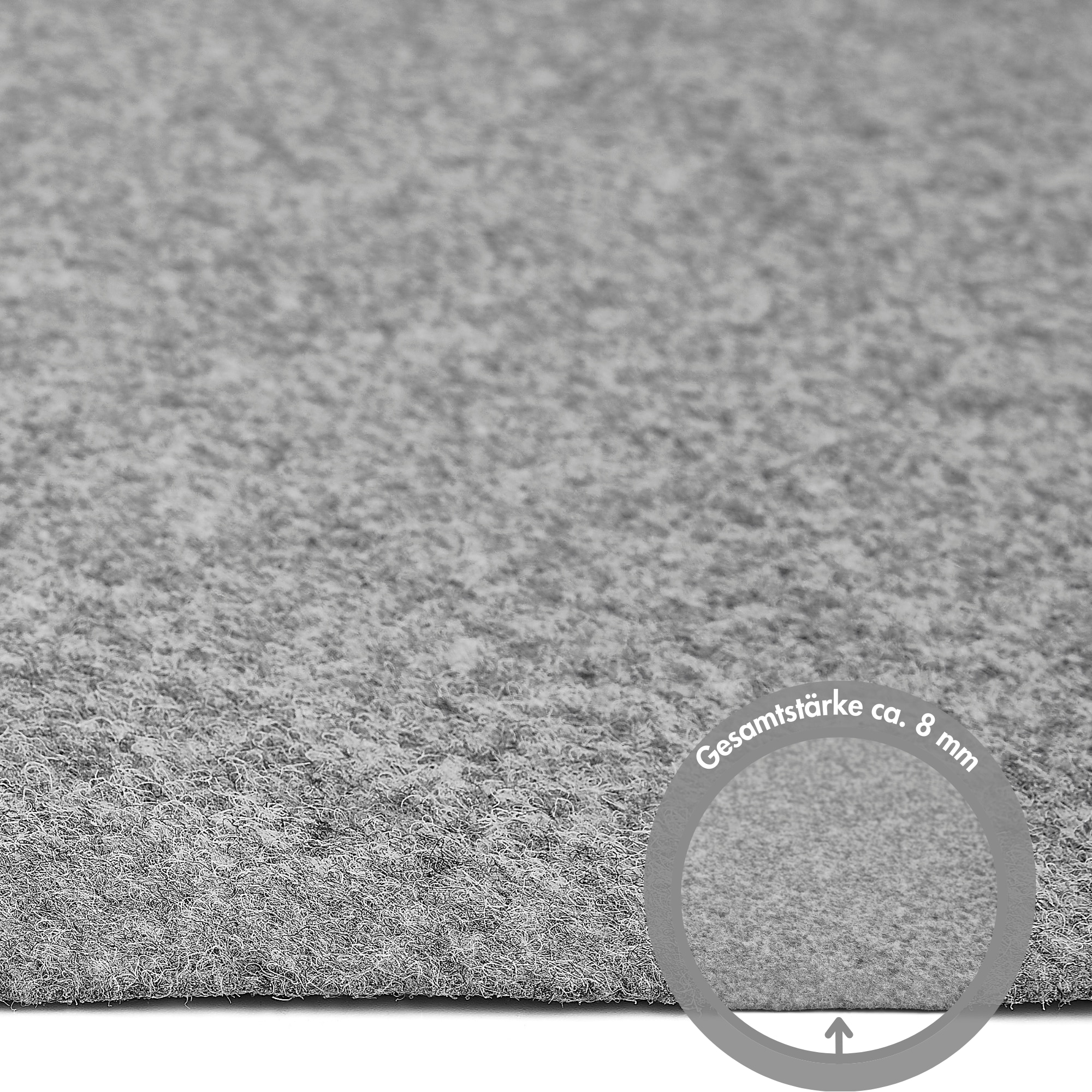 Andiamo Kunstrasen »Dijon, Made in Netherlands«, rechteckig, 6 mm Höhe, aus Nadelfilz, mit Noppen, strapazierfähig, wasserfest & UV-beständig