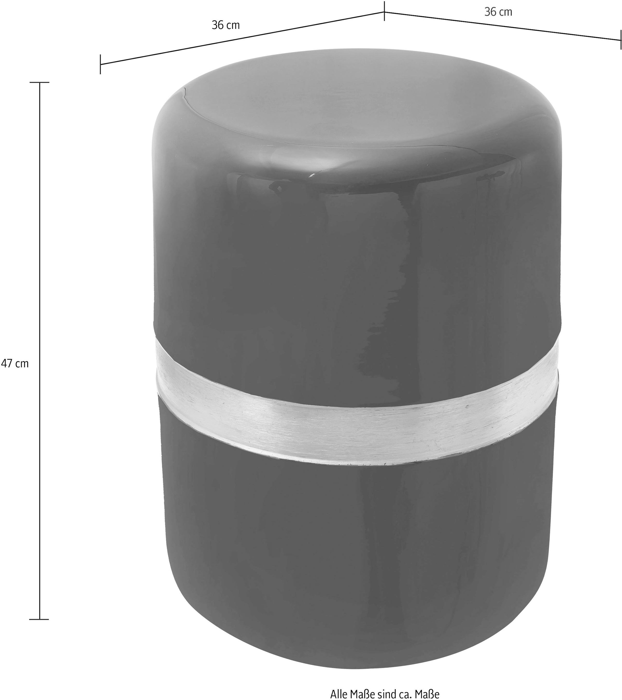 Kayoom Beistelltisch »Art Deco 475, Abstelltisch aus Metall,funktional und stabil«, (1 St.), Dekorativ, glanzvolle Lackierung, stilvolles Design
