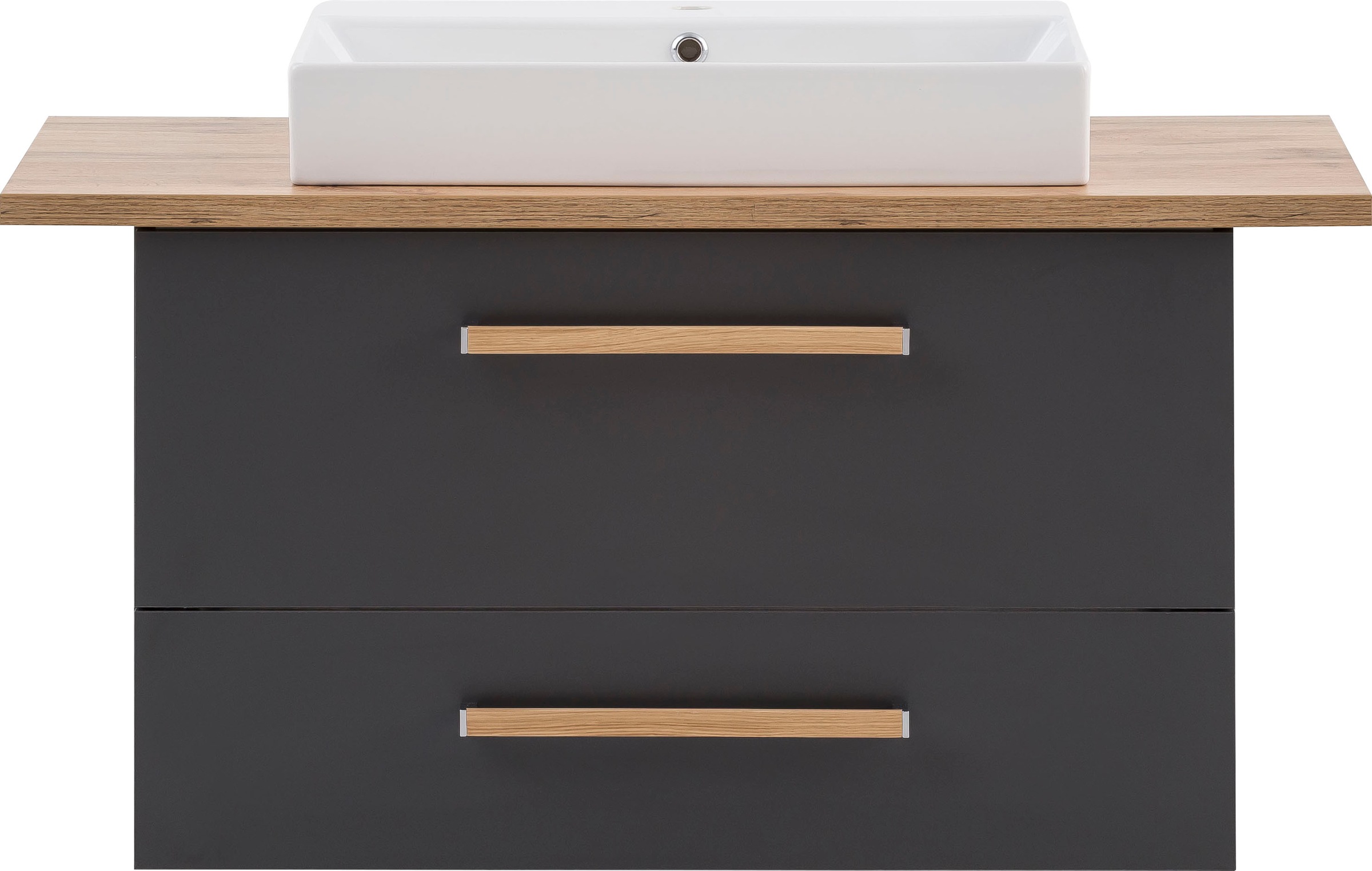 Schildmeyer Waschtisch "Duo, Waschtisch, Made in Germany, B: 100 cm" Solide Verarbeitung - Dieses Produkt ist in Deutschland gefertigt