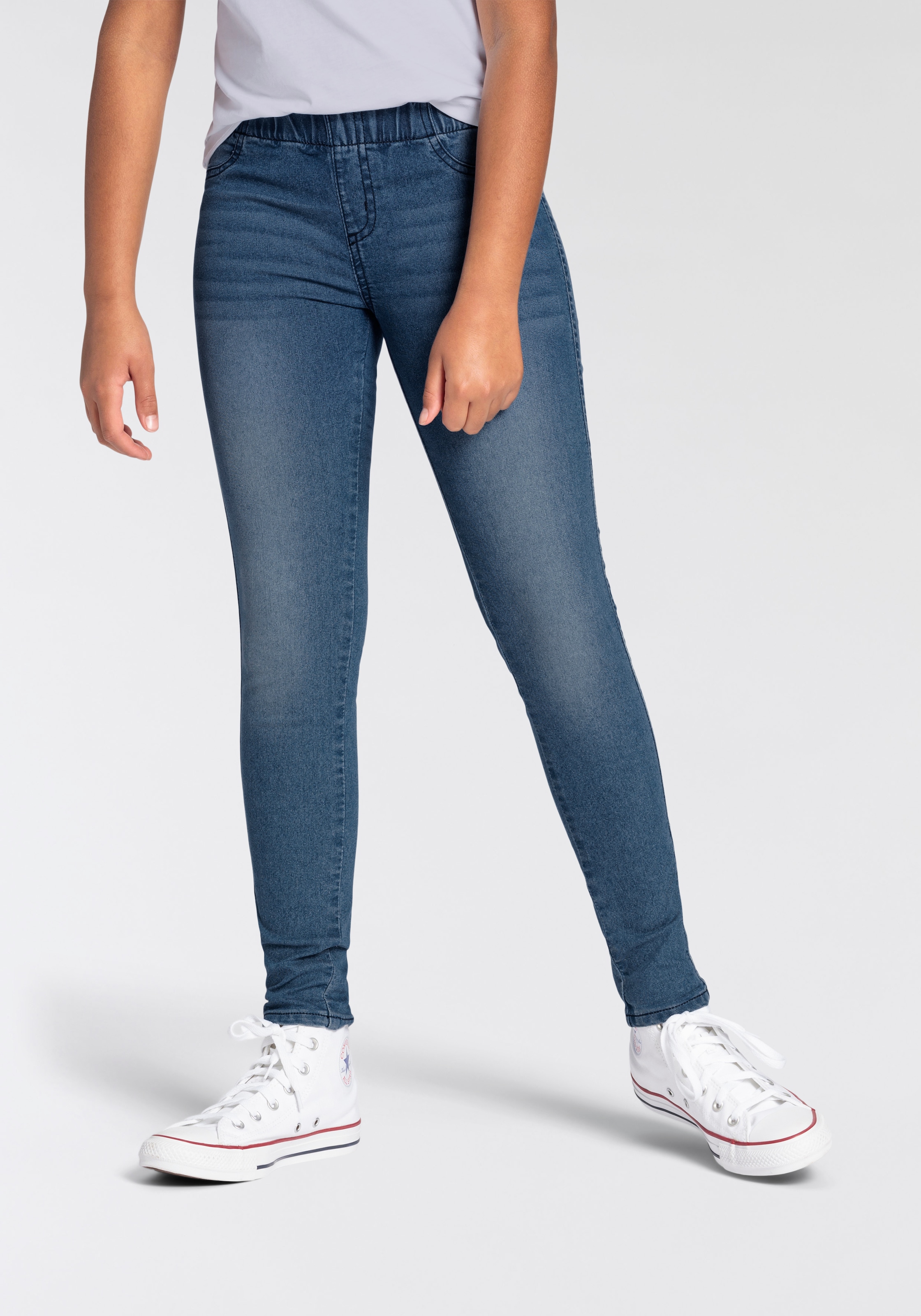 ✵ DELMAO Skinny-fit-Jeans »für Mädchen« ordern Jelmoli-Versand günstig 