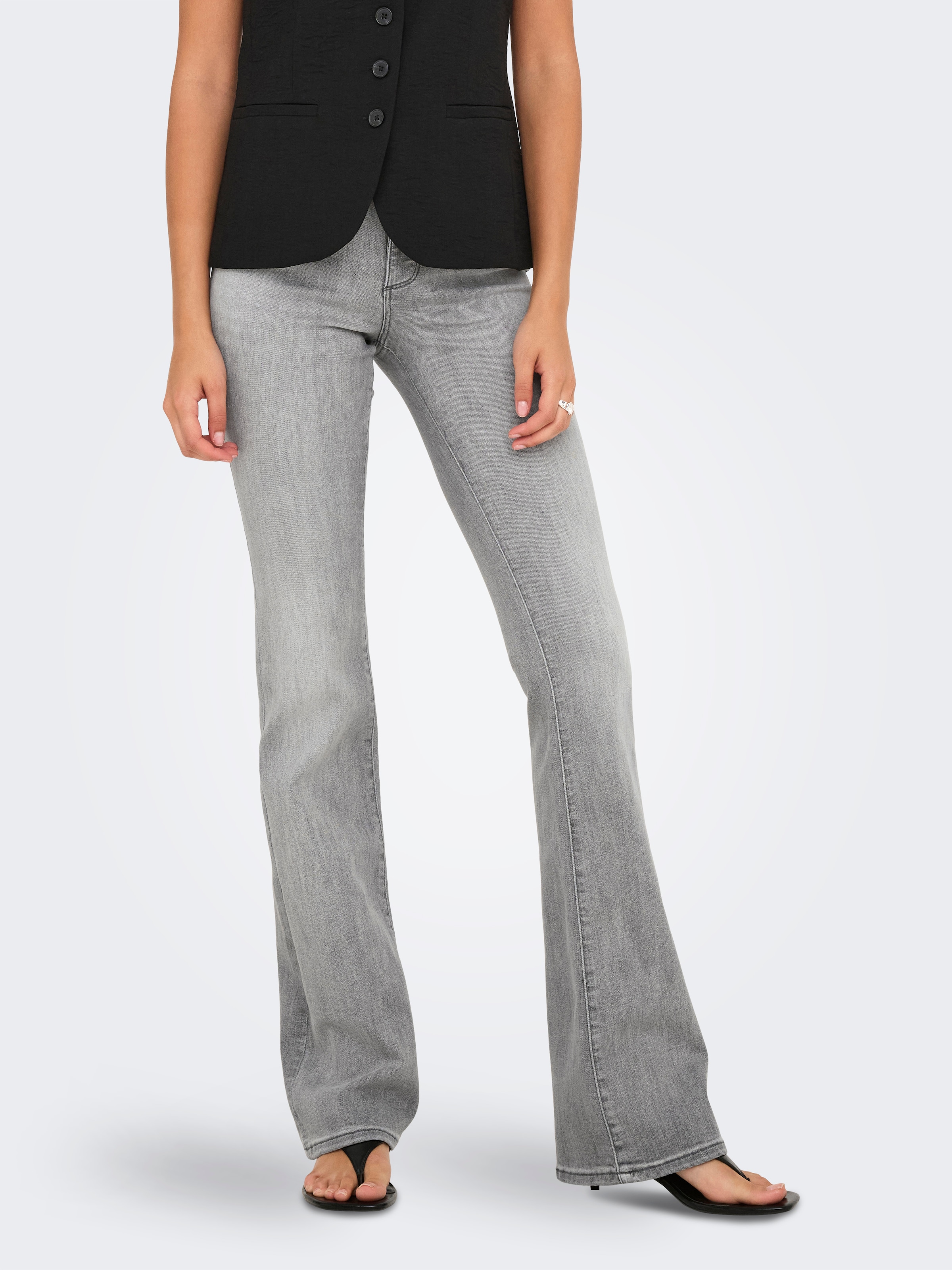 ONLY Bootcut-Jeans »ONLANN MID FLARED DNM SOO619«