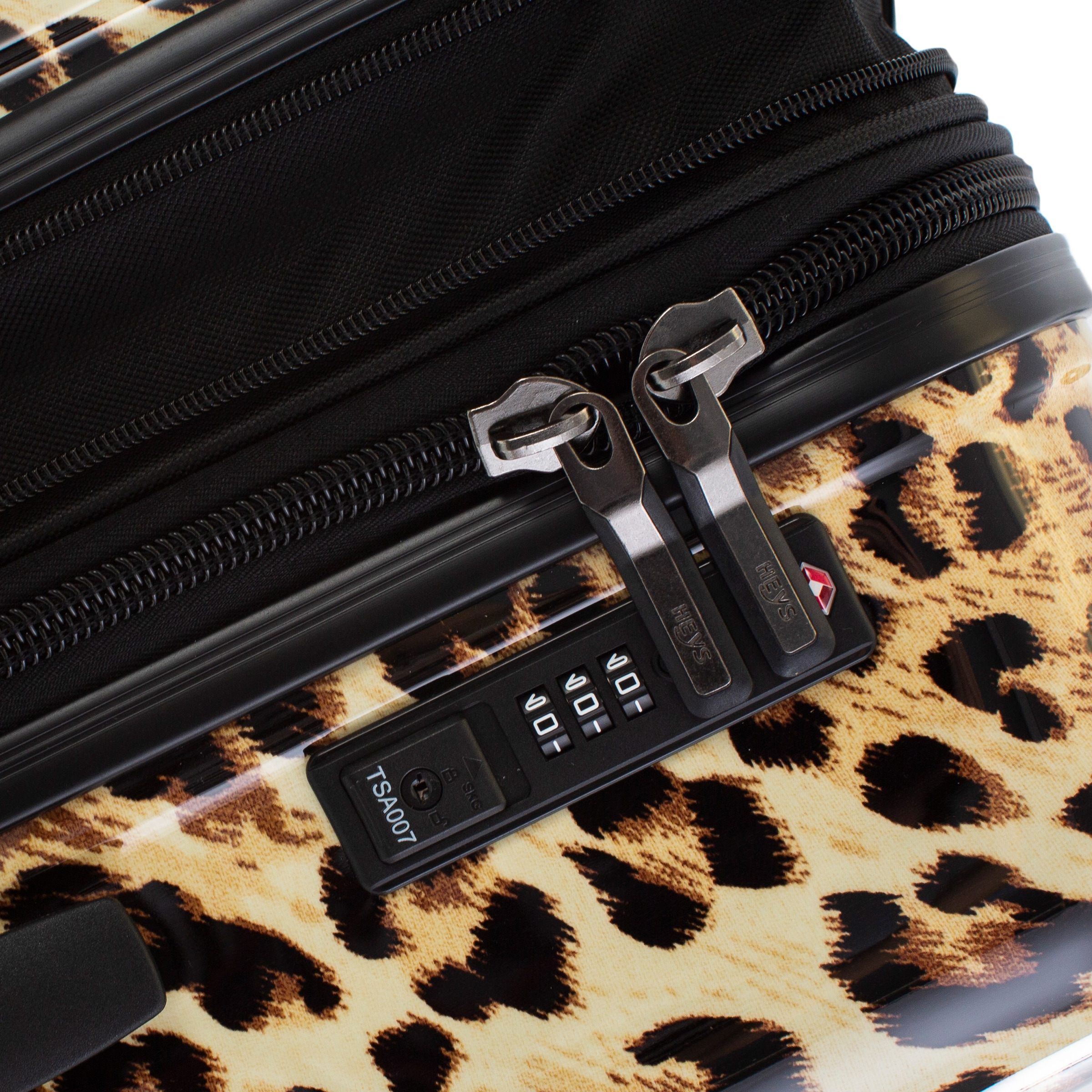 Heys Hartschalen-Trolley »Leopard, 66 cm«, 4 Rollen, Heys x Joachim Llambi Hartschalen-Koffer Volumenerweiterung
