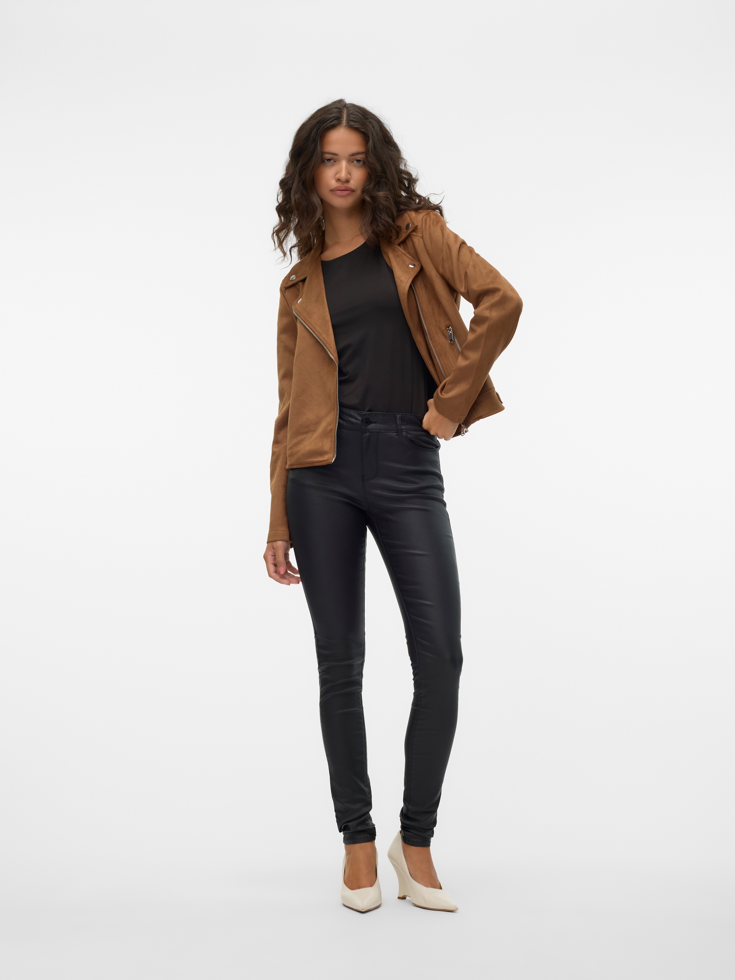 Vero Moda Lederimitatjacke »VMJOSE SHORT FAUX SUEDE JACKET NOOS«