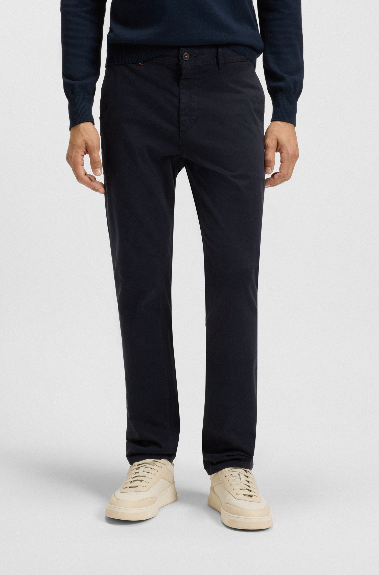 BOSS ORANGE Chinohose »slim« mit Gesässtaschen
