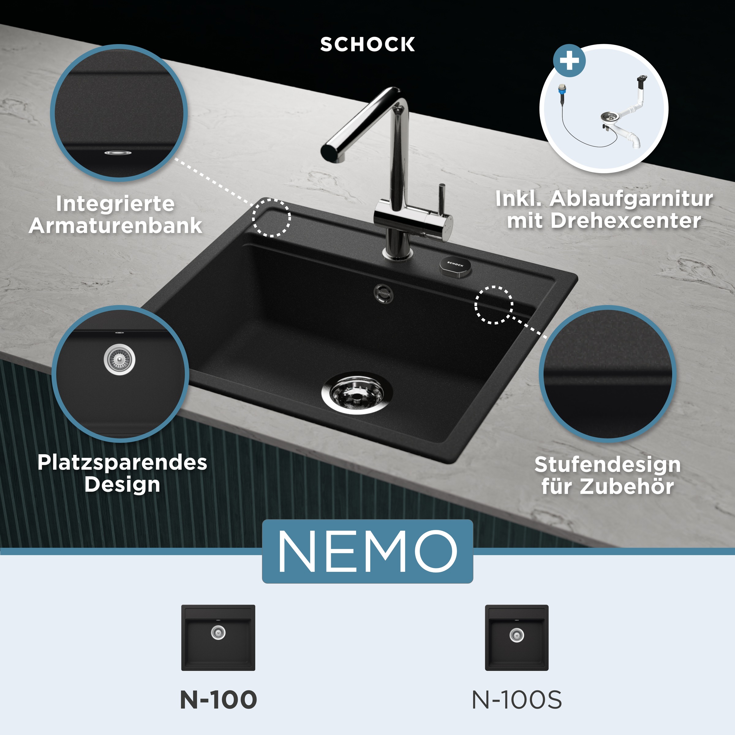 Schock Granitspüle "Oslo"