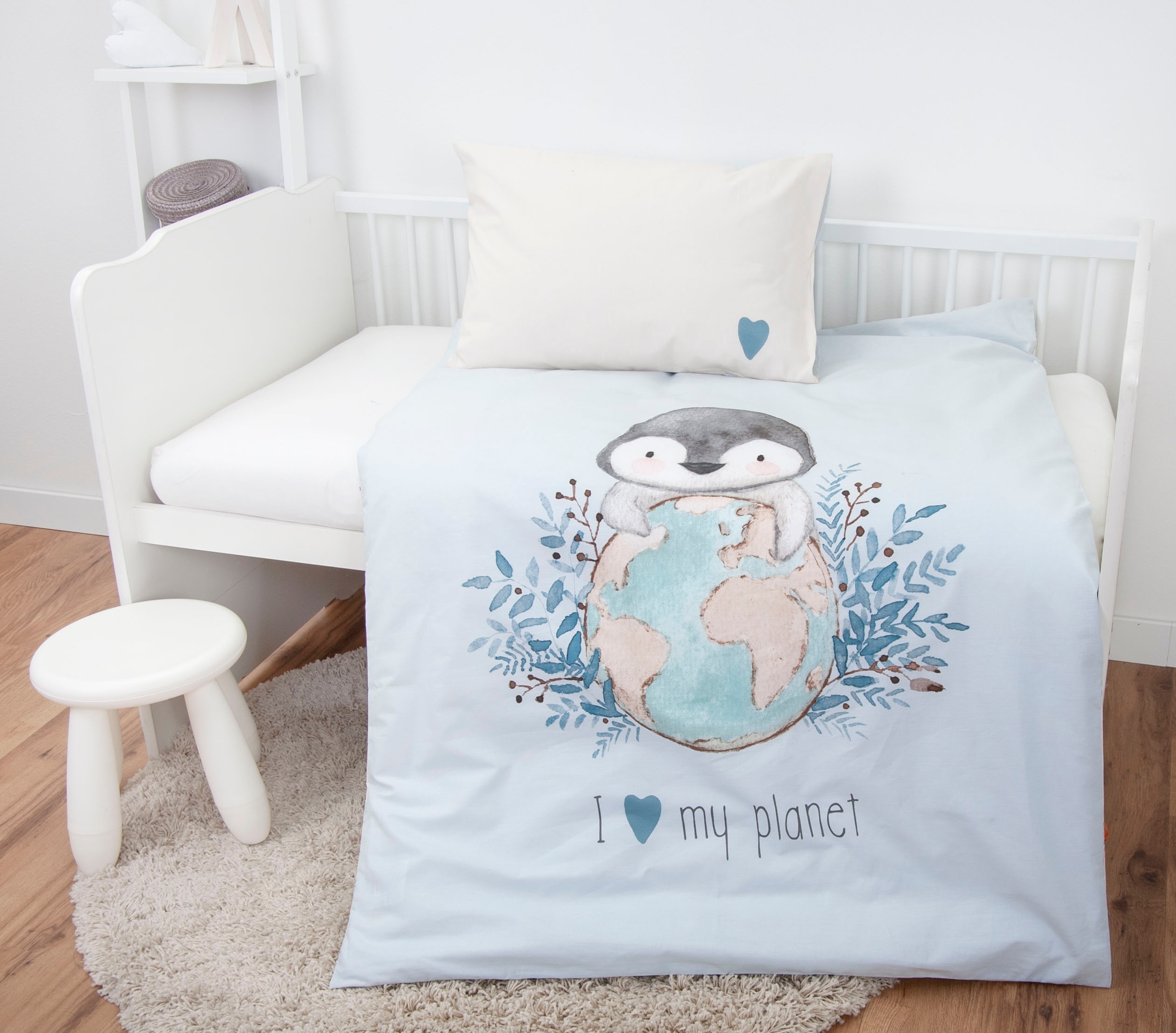 Baby Best Babybettwäsche »Pinguin«, mit liebevollem Motiv