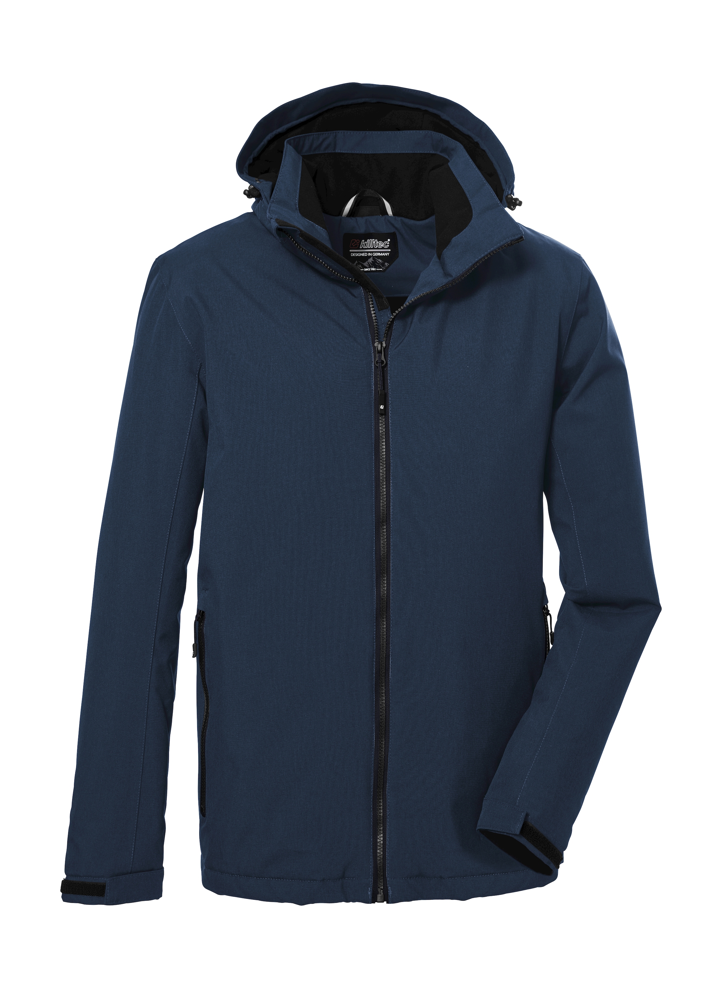 Killtec Outdoorjacke »KOW 22 MN JCKT«, Wasserdichte, atmungsaktive Jacke mit abnehmbarer Kapuze und Taschen