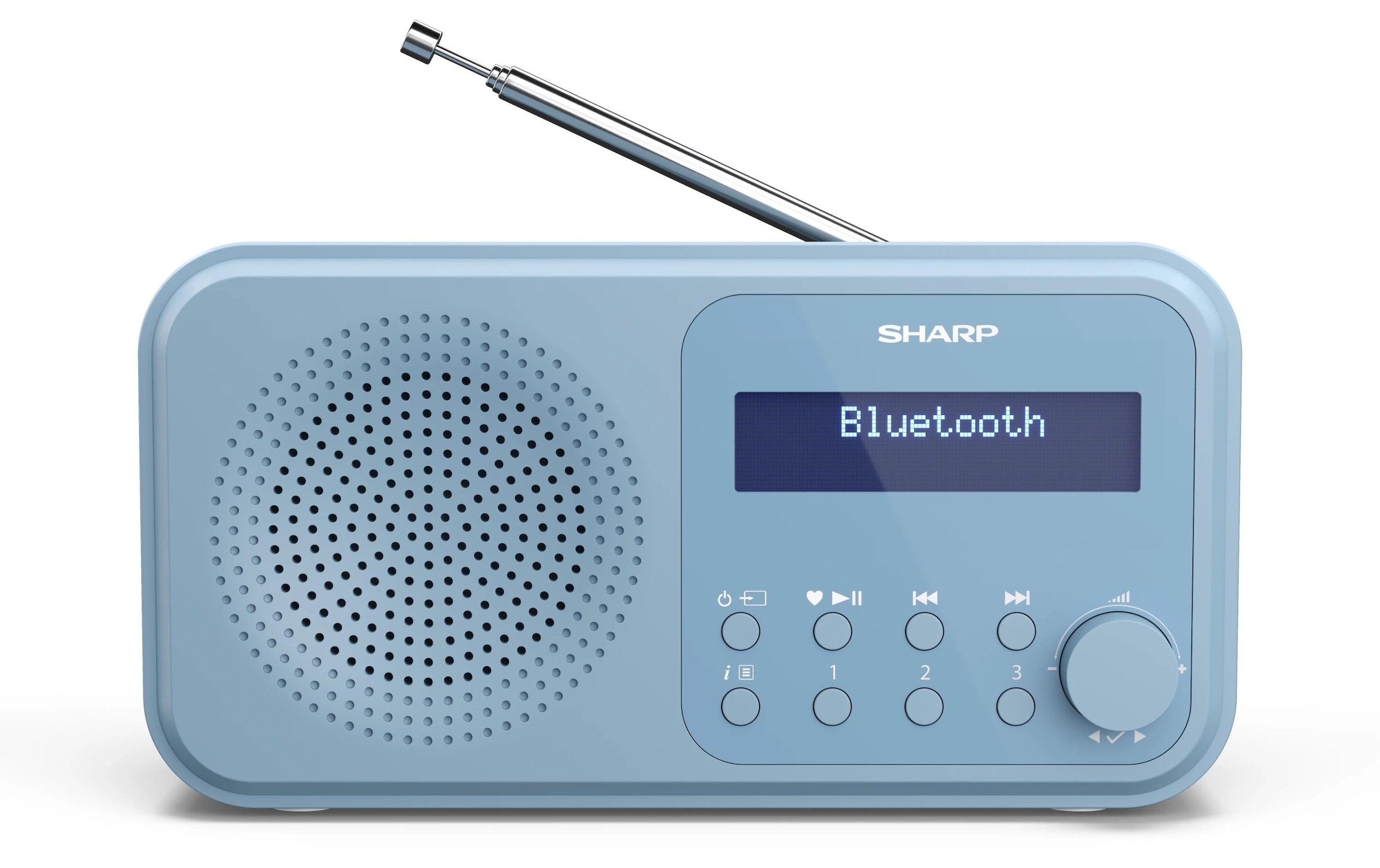 Sharp Digitalradio (DAB+) »DAB+ Radio DR-P420 – Blau«, (Digitalradio (DAB+)-FM-Tuner)