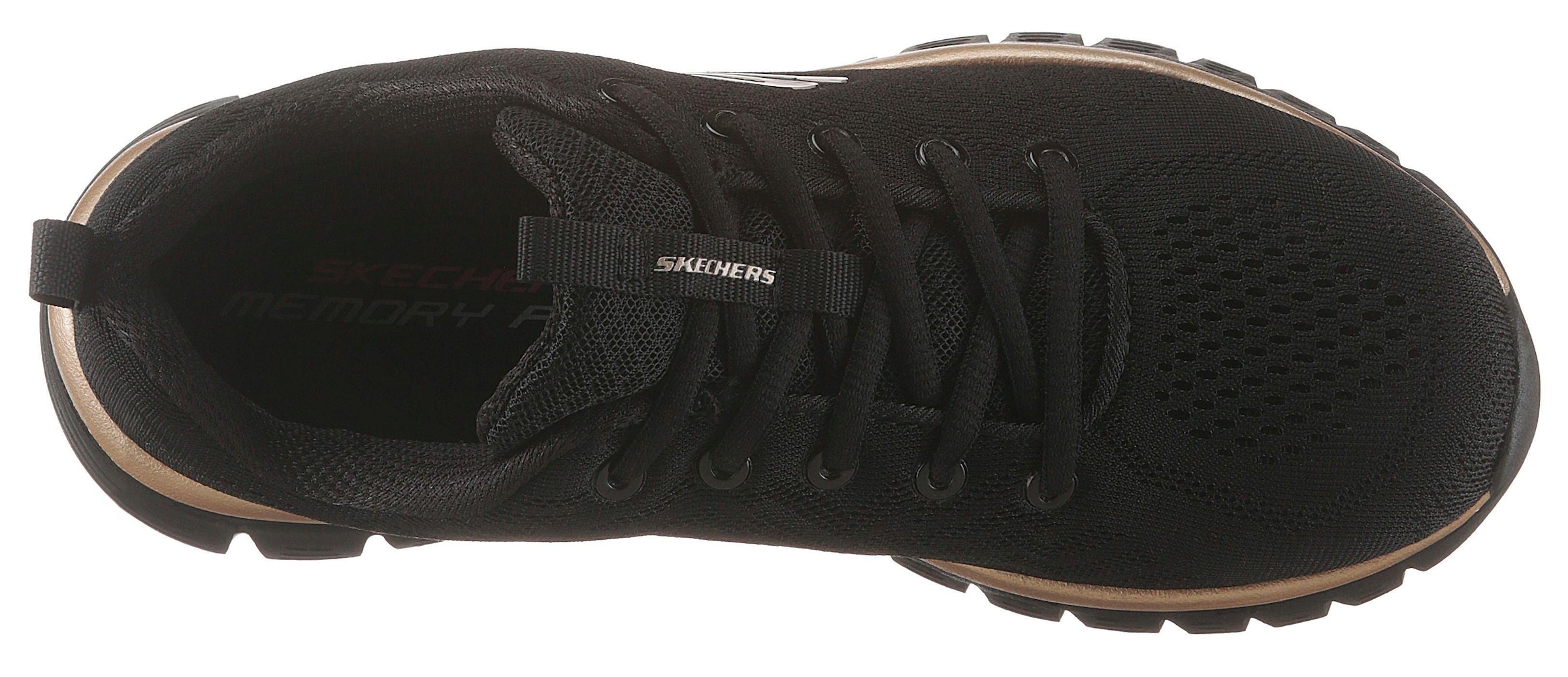 Skechers Sneaker »Graceful - Get Connected«, Freizeitschuh, Halbschuh, Schnürschuh mit Memory Foam