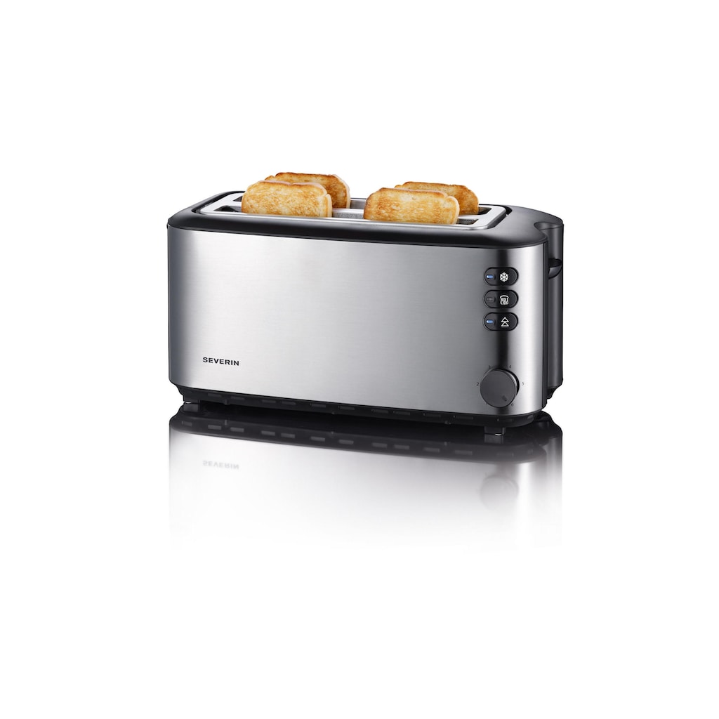 Severin Toaster »Automatik-Langschlitz 2509«, 2 lange Schlitze, für 4 Scheiben, 1400 W