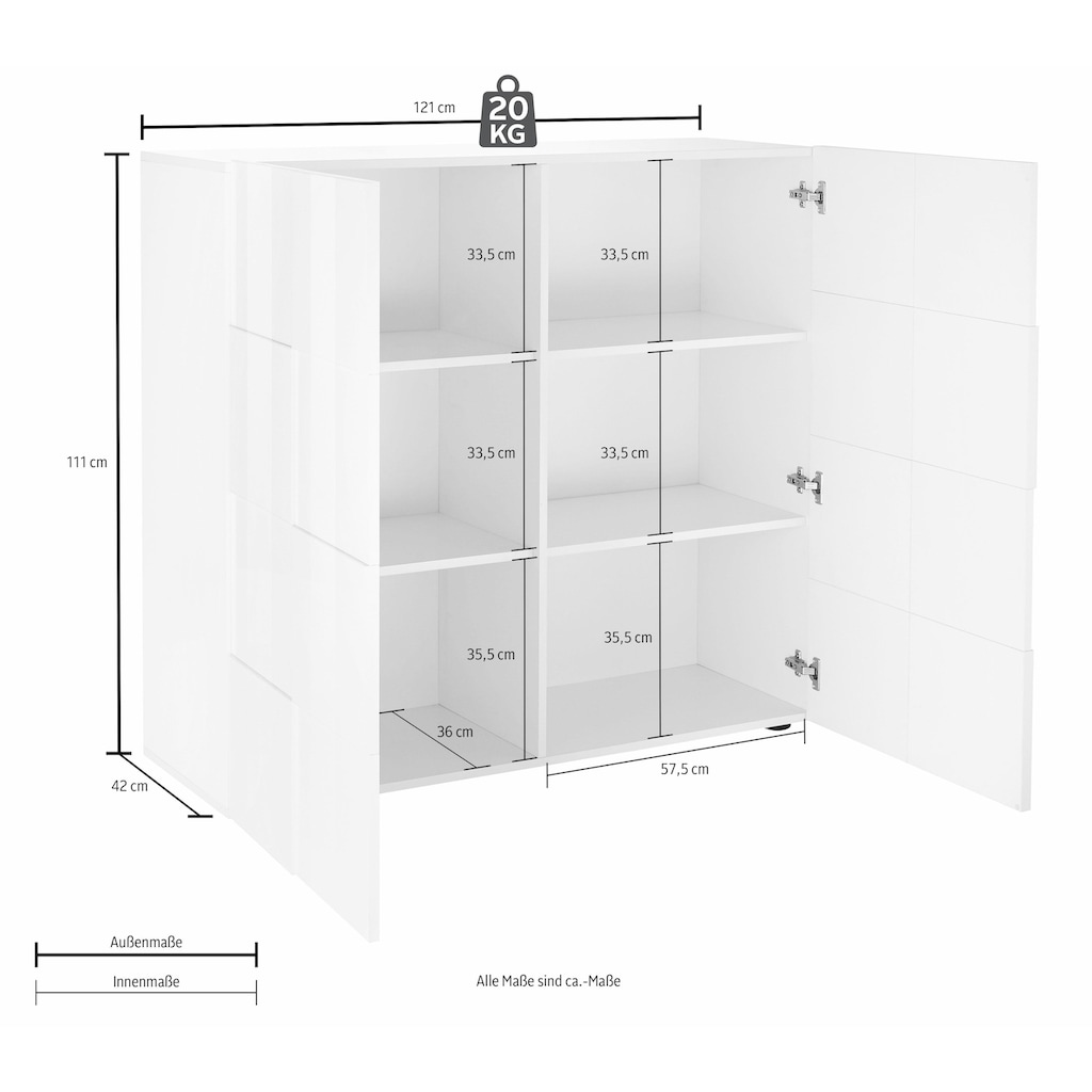 INOSIGN Highboard »Dama«