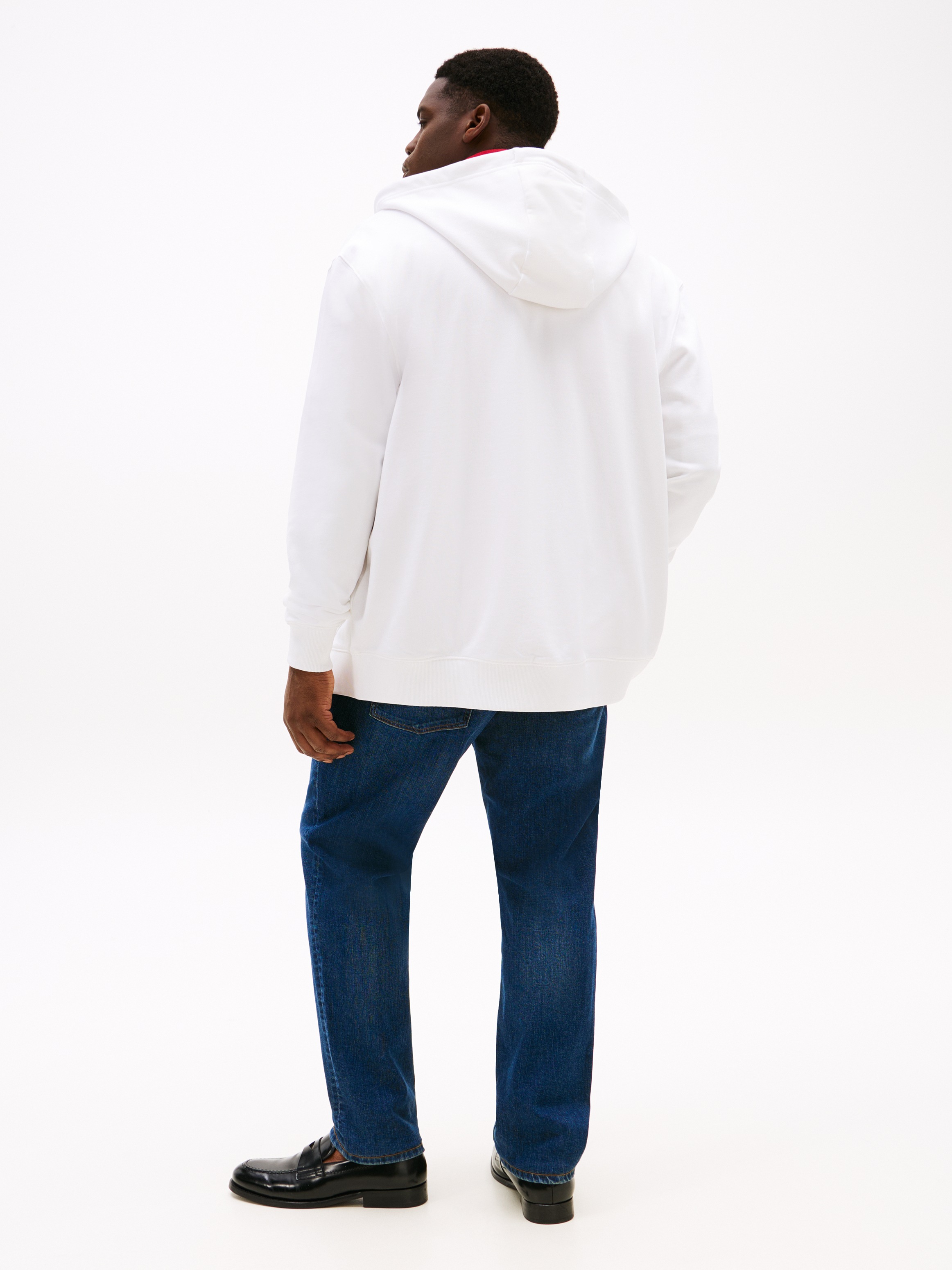 Tommy Hilfiger Big & Tall Kapuzensweatjacke »BT-HILFIGER STACKED HOODED ZIP-B«, Grosse Grössen