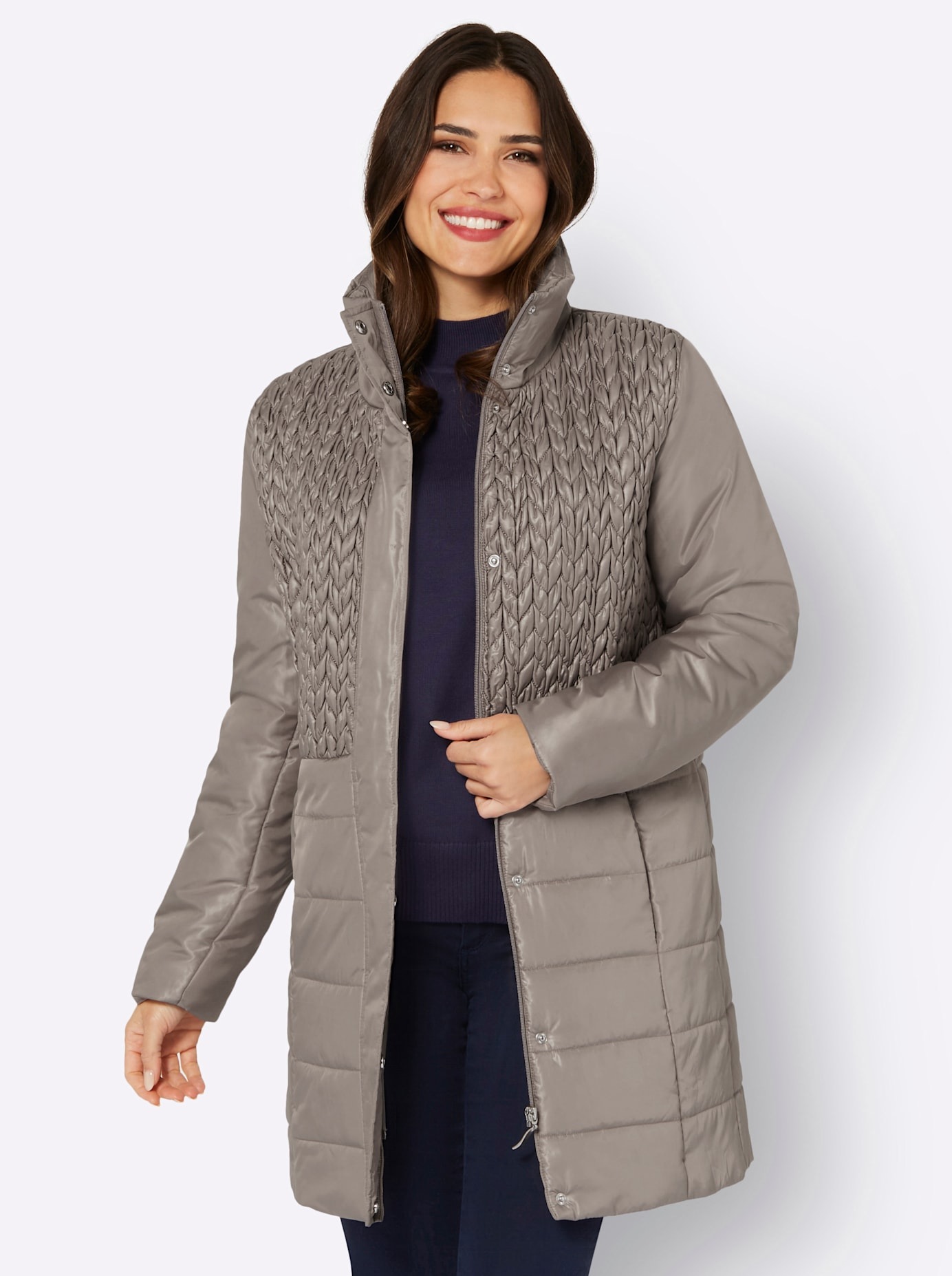 Classic Basics Langjacke ohne Kapuze