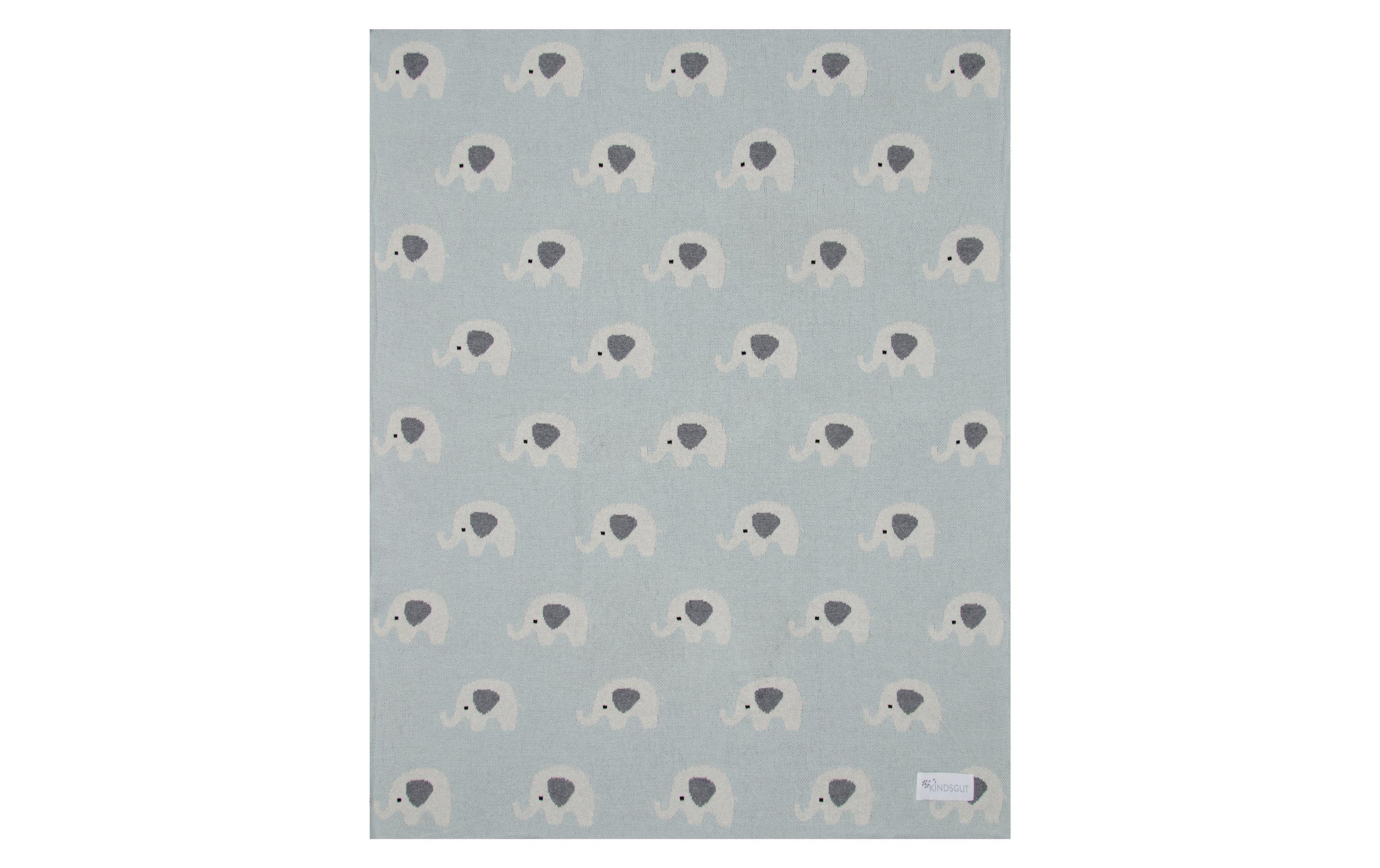 KINDSGUT Babydecke »Elefanten 80 x 100 cm«
