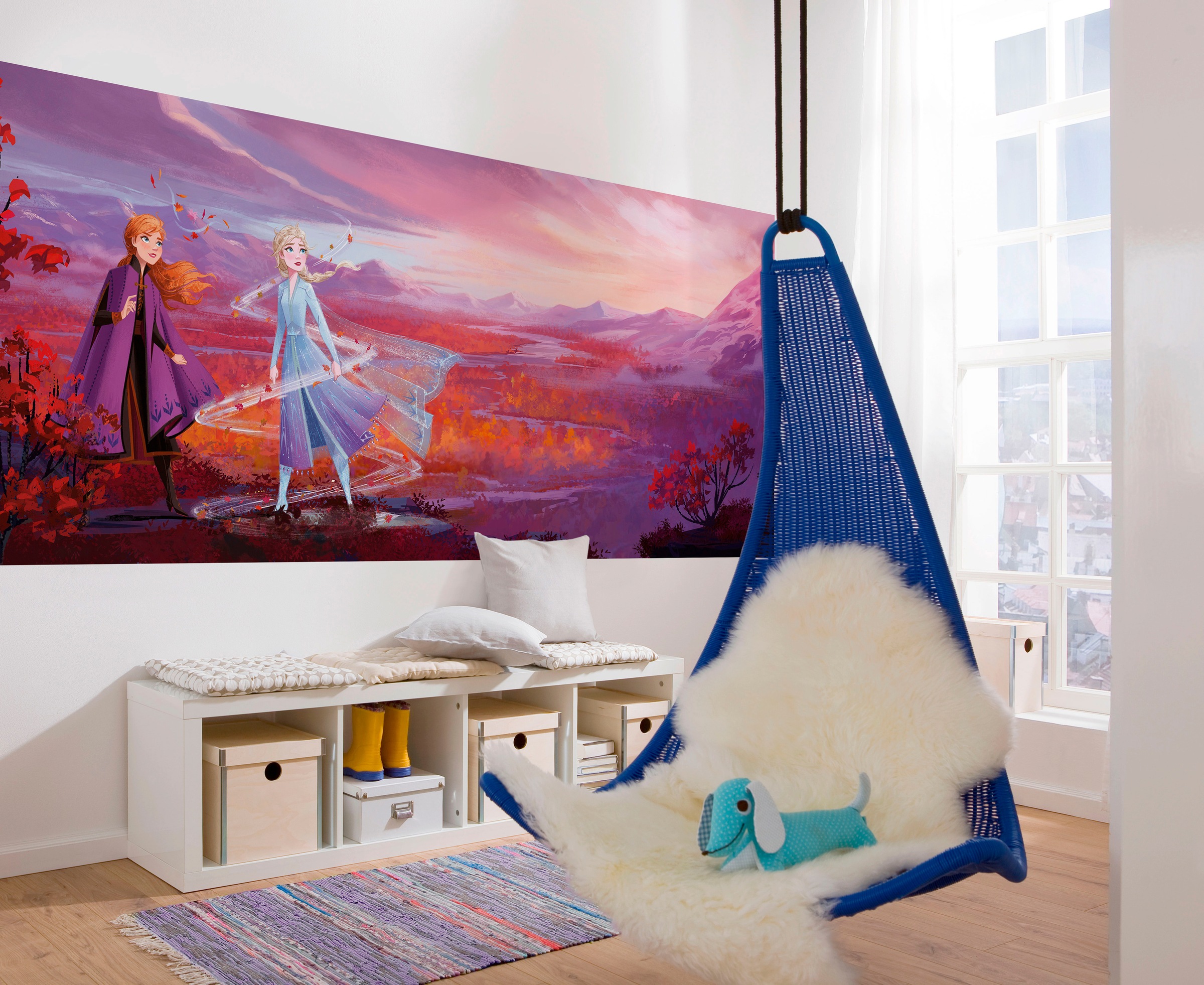 Komar Fototapete »Frozen Panorama - Grösse 368 x 127 cm«, bedruckt, Kinderzimmer