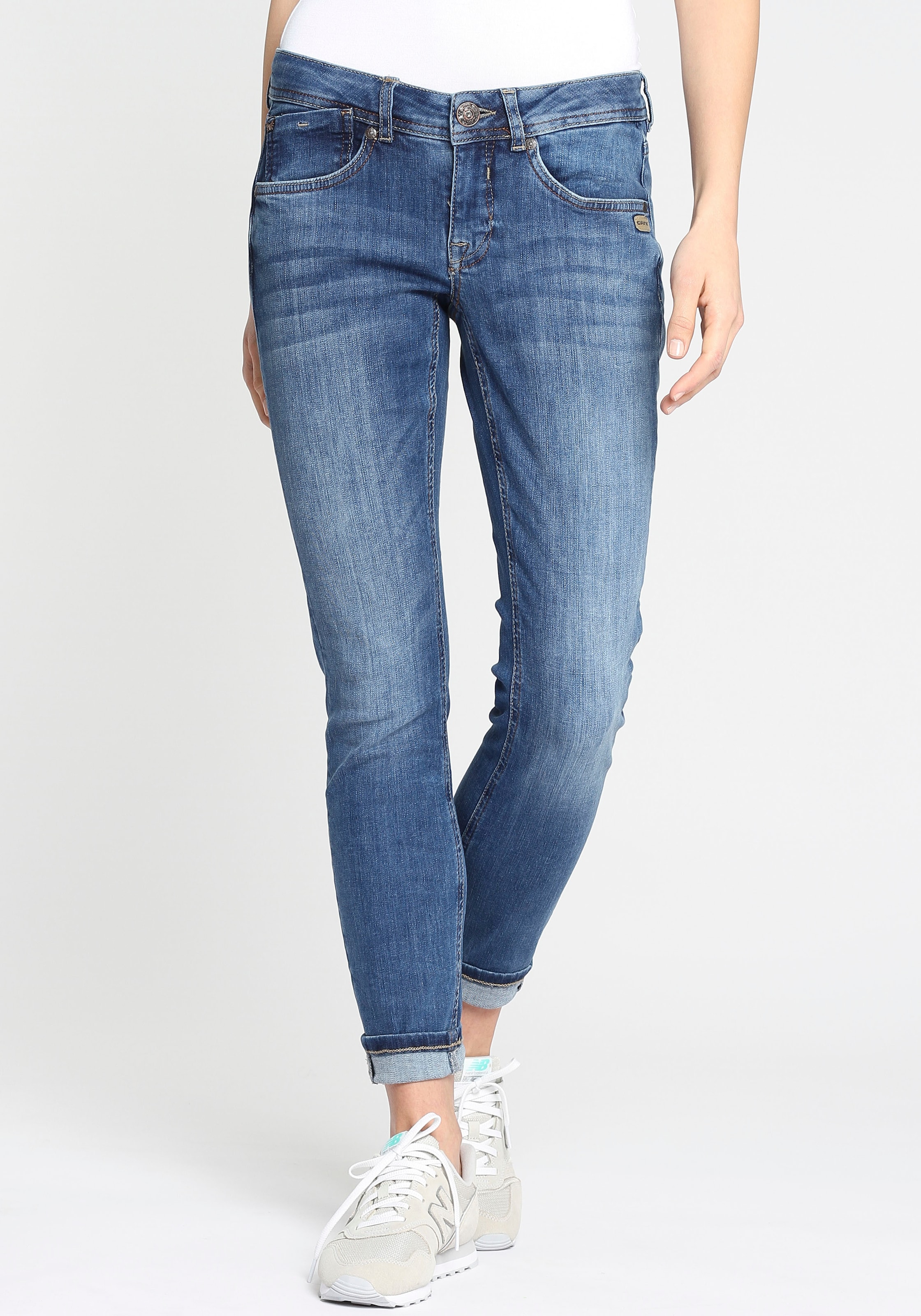 [Super günstig ☆ Auf 8 Tage begrenzt] GANG Skinny-fit-Jeans »94Faye«, im Used-Look bei Jelmoli-Versand online Schweiz kaufen