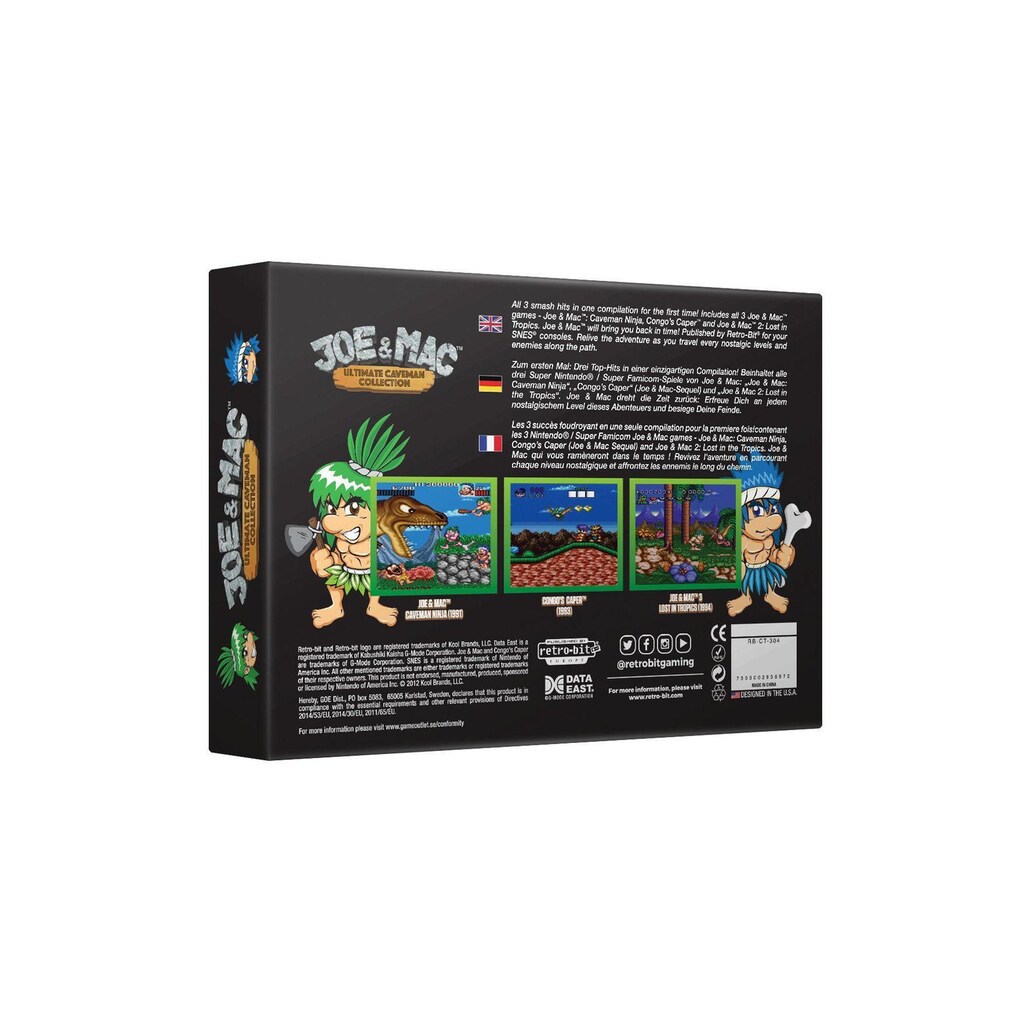 Retro Bit Spielesoftware »Joe & Mac: Ultimate Caveman Collection«, SNES