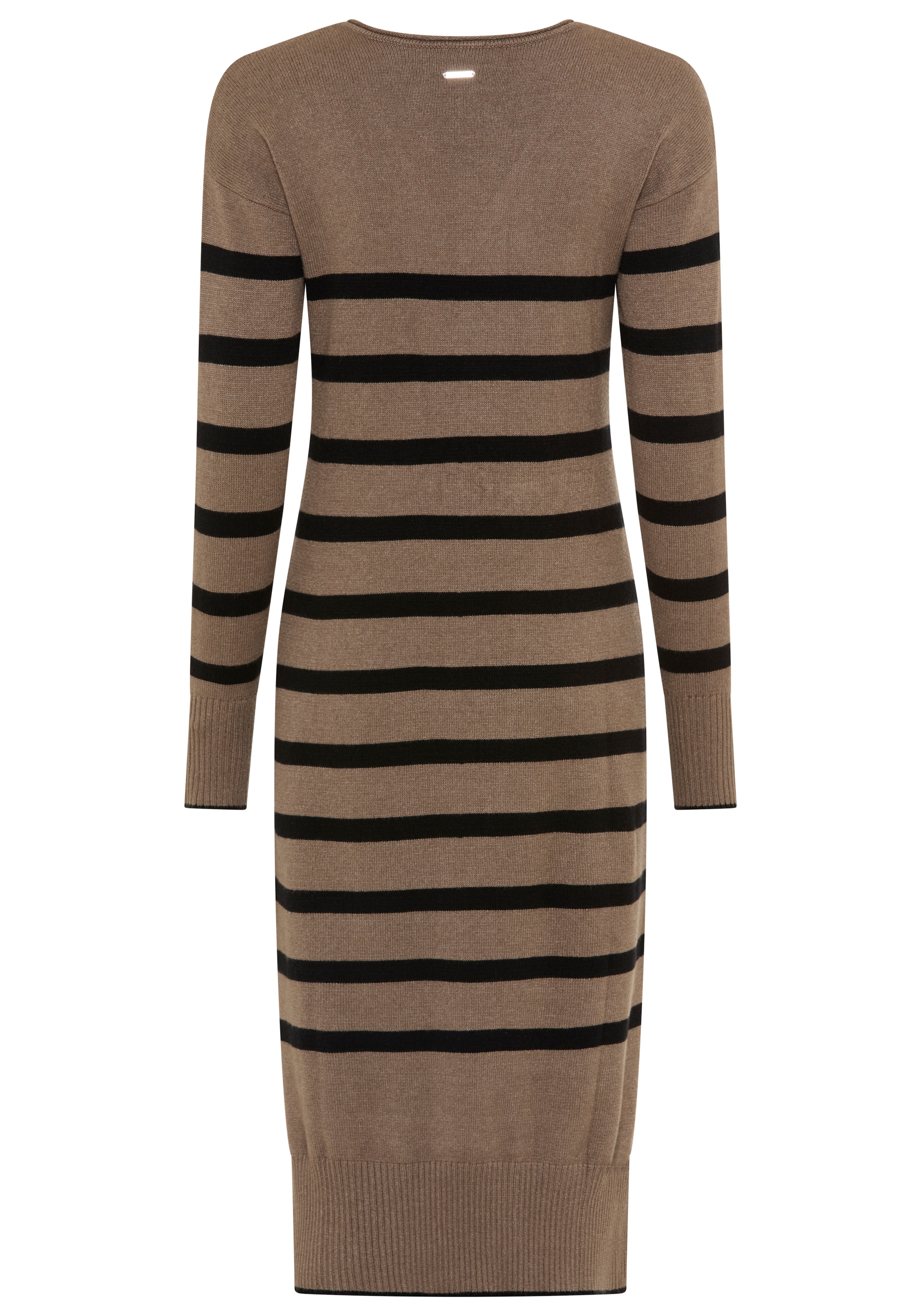 Laura Scott Strickkleid, in Midi-Länge mit Streifen