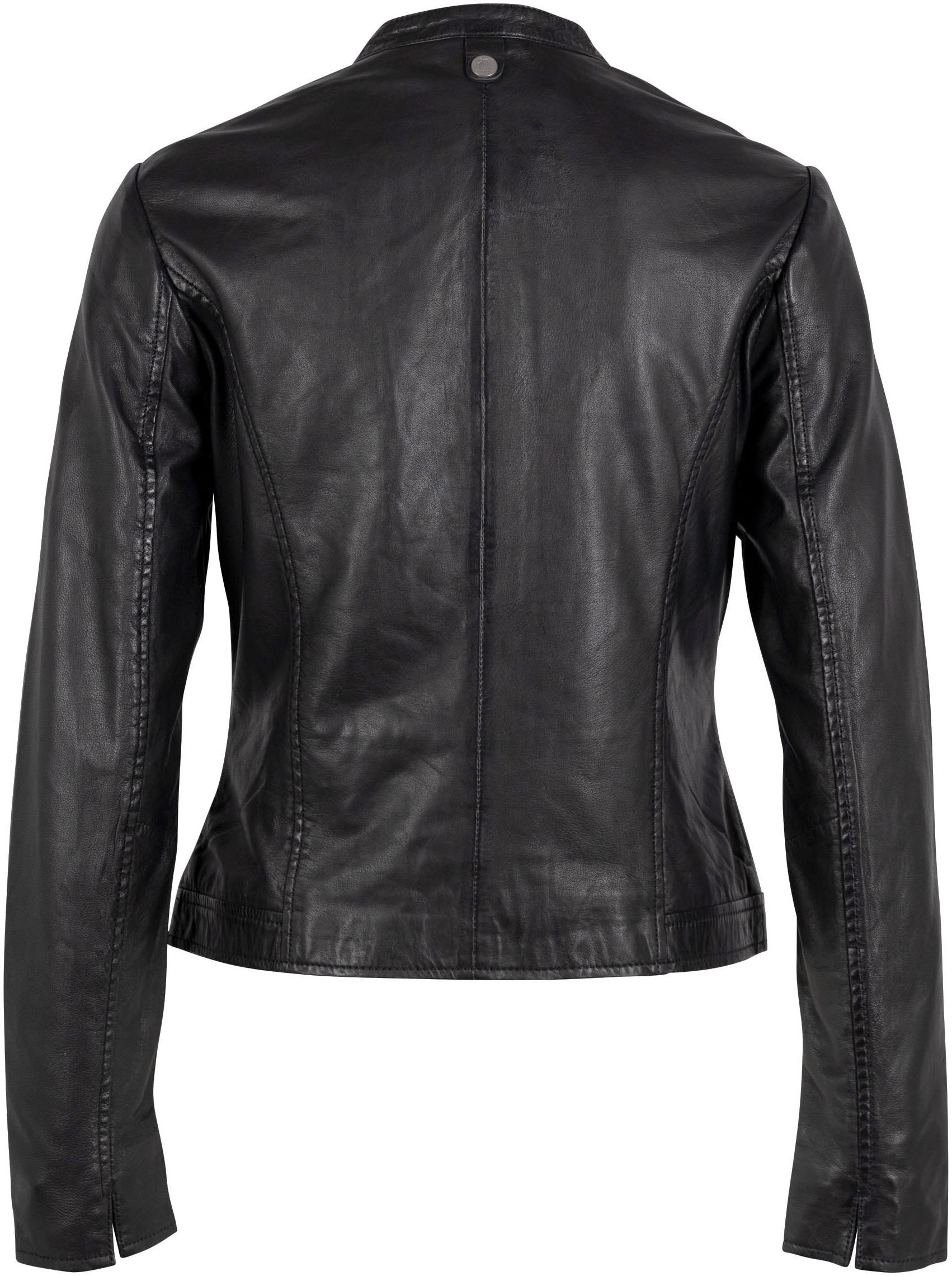 Mauritius Lederjacke »GWMarlie W24«, mit kleinem Stehkragen, Reissverschluss, Reissverschlusstaschen