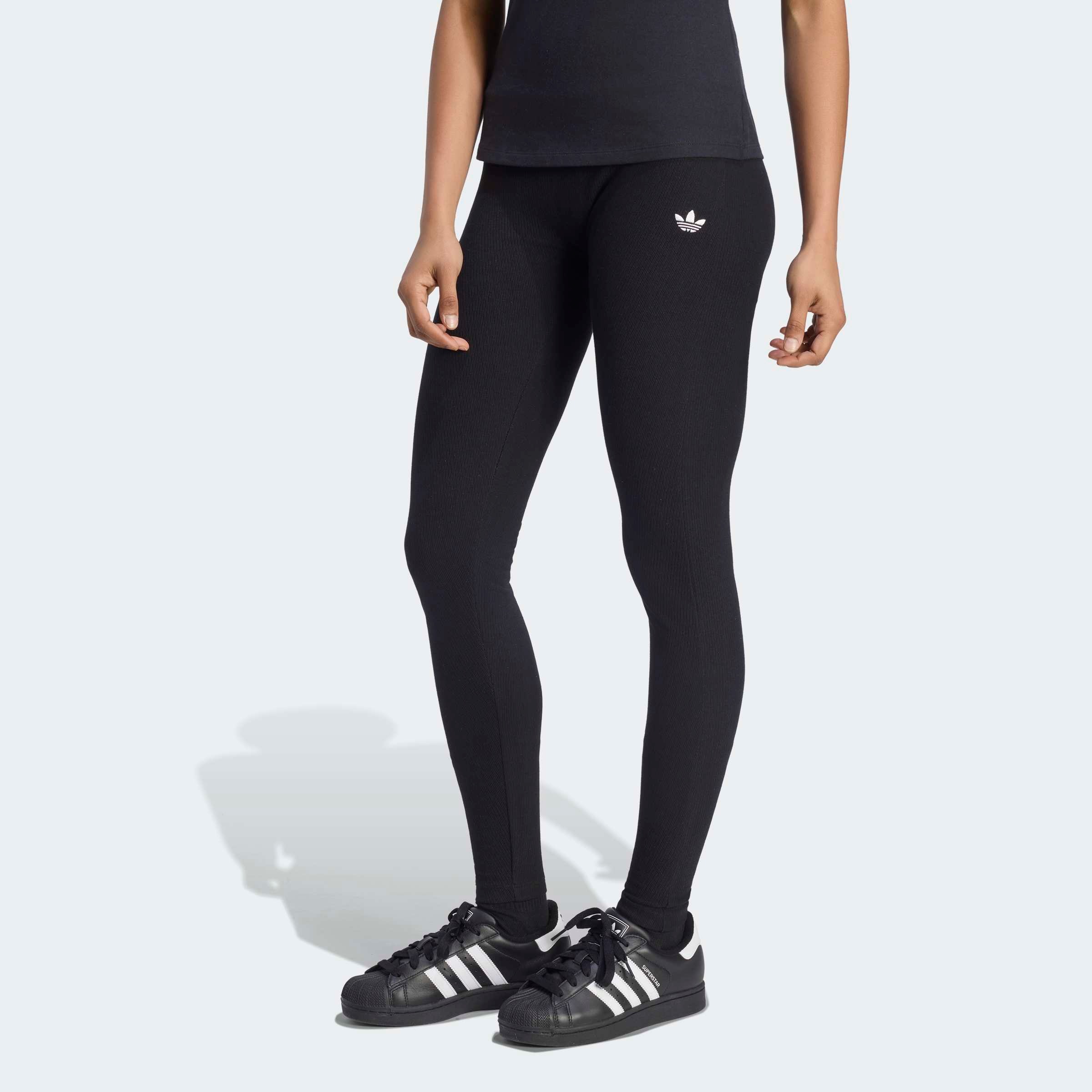 adidas Originals Leggings "ESSENTIALS, HOHER BUND" für Erwachsene geeignet, mit Viskose, eng anliegende Passform