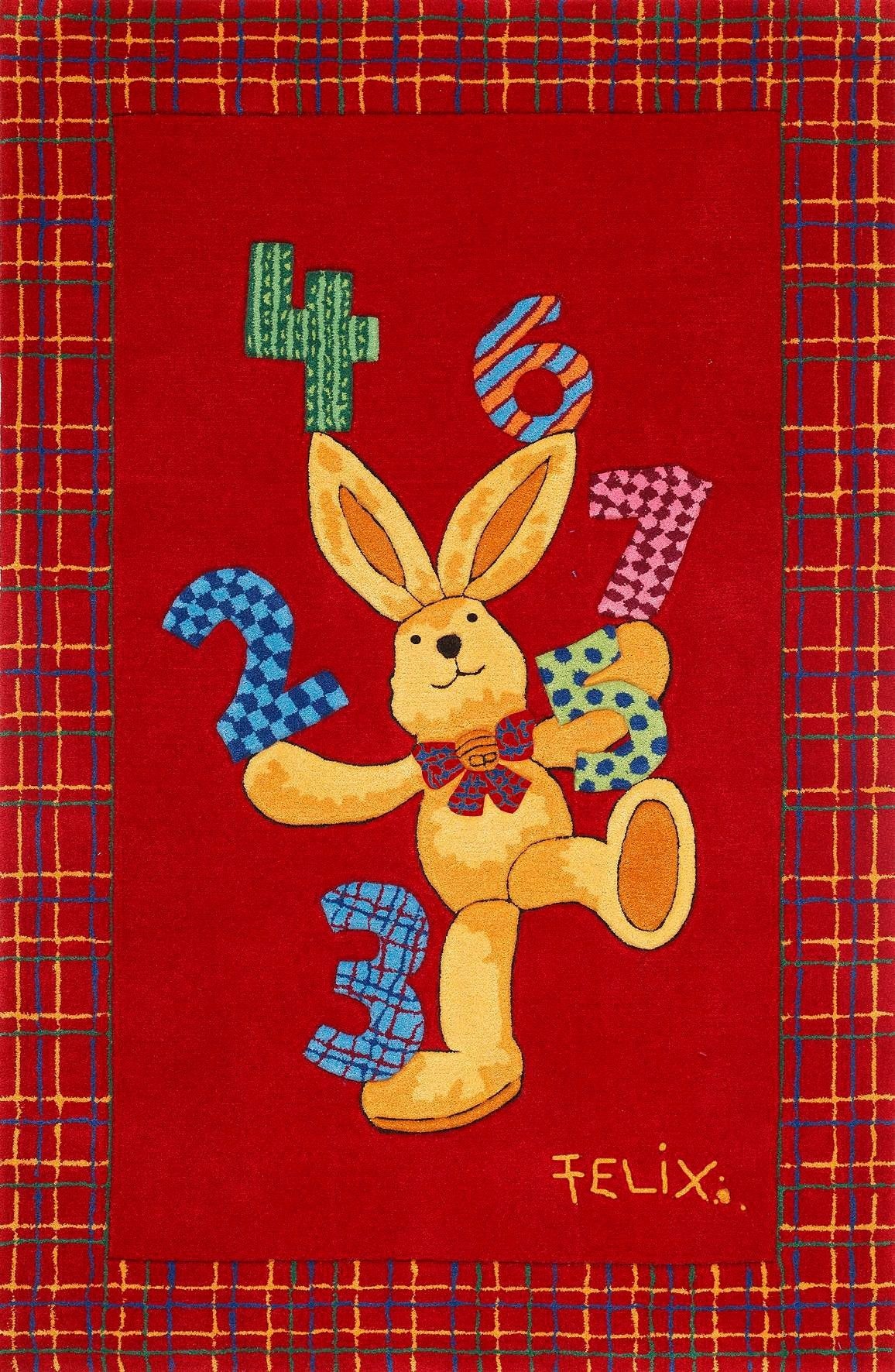 Felix der Hase Kinderteppich »Felix der Hase FE-2194-01«, rechteckig, Konturenschnitt,... kaufen