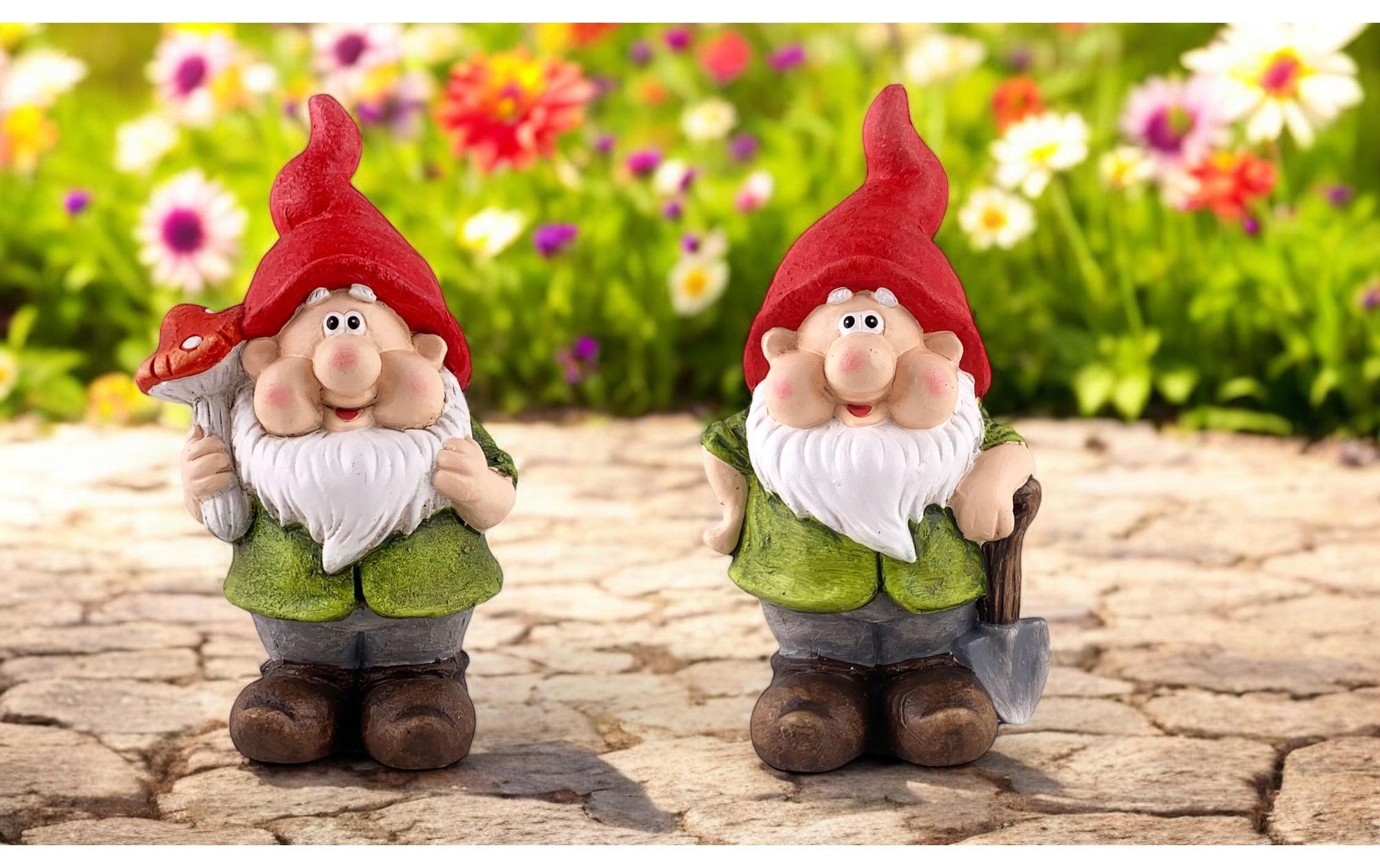 Dekofigur »Dameco Gartenzwerg 2er Set, 21 cm«