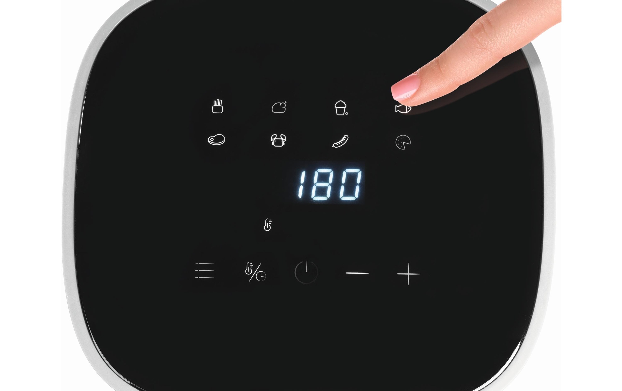 KOCHWERK Heissluftfritteuse »Digital 3l Ws.«, 1400 W