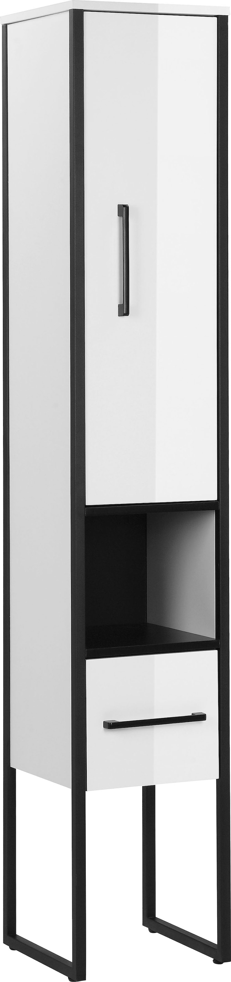 ✵ welltime Seitenschrank Hochschrank Jelmoli-Versand cm Breite | 31,5 »Paris«, online kaufen Badmöbel, Design Loft premium