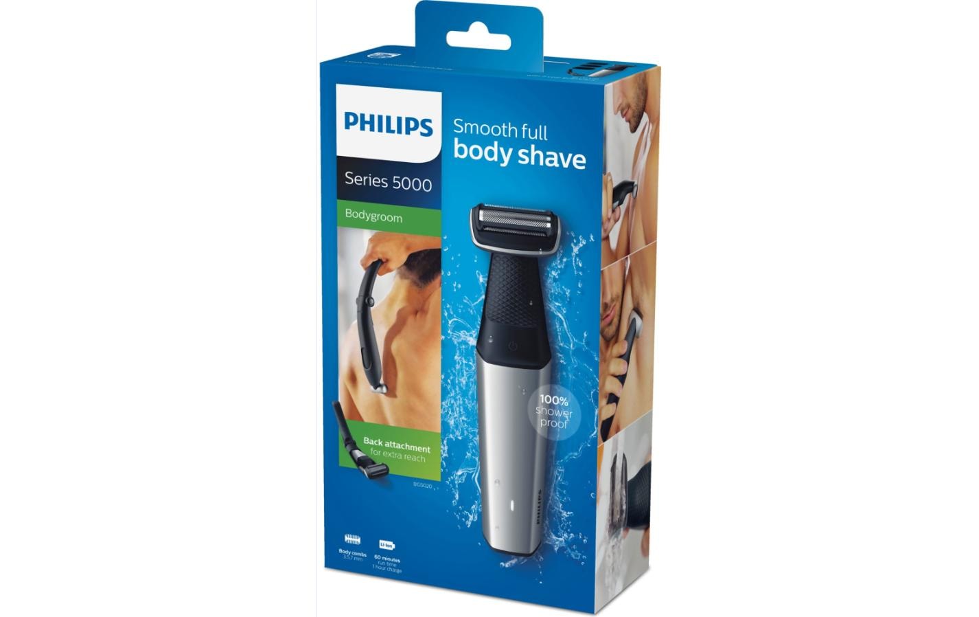 Philips Elektrokörperrasierer »Philips Körperrasierer Serie 5000 BG5020/15«, 3 St. Aufsätze