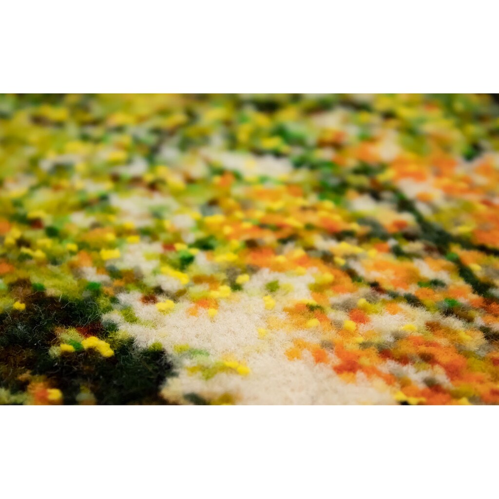morgenland Wandteppich »Täbriz 50 Raj Teppich handgeknüpft mehrfarbig«, rechteckig