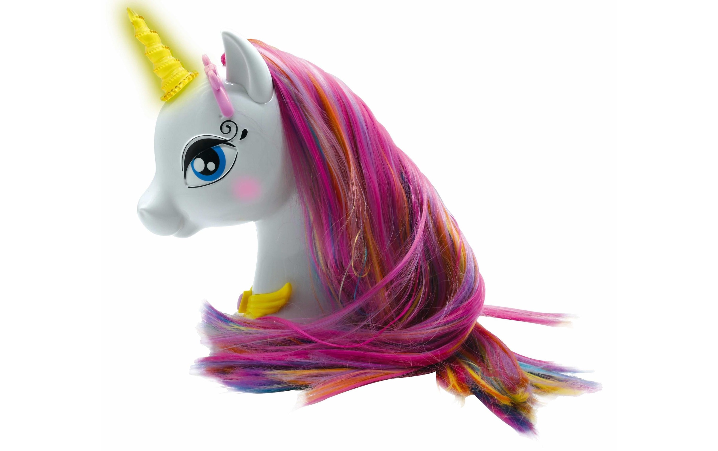 Lexibook® Spielwelt »Einhorn Frisierkopf mit Musik und Zubehör«