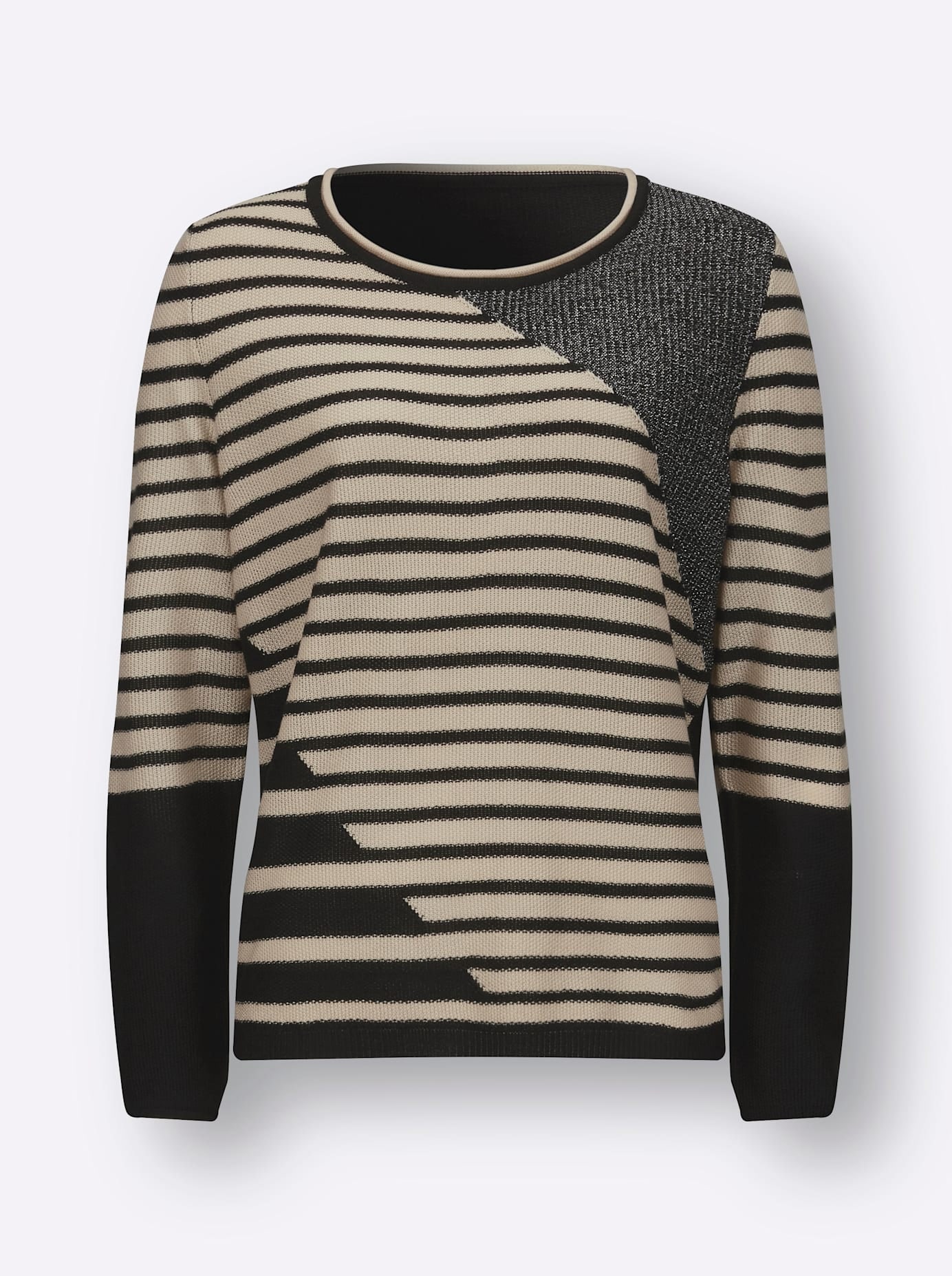 Classic Basics Streifenpullover »Rundhals-Pullover«