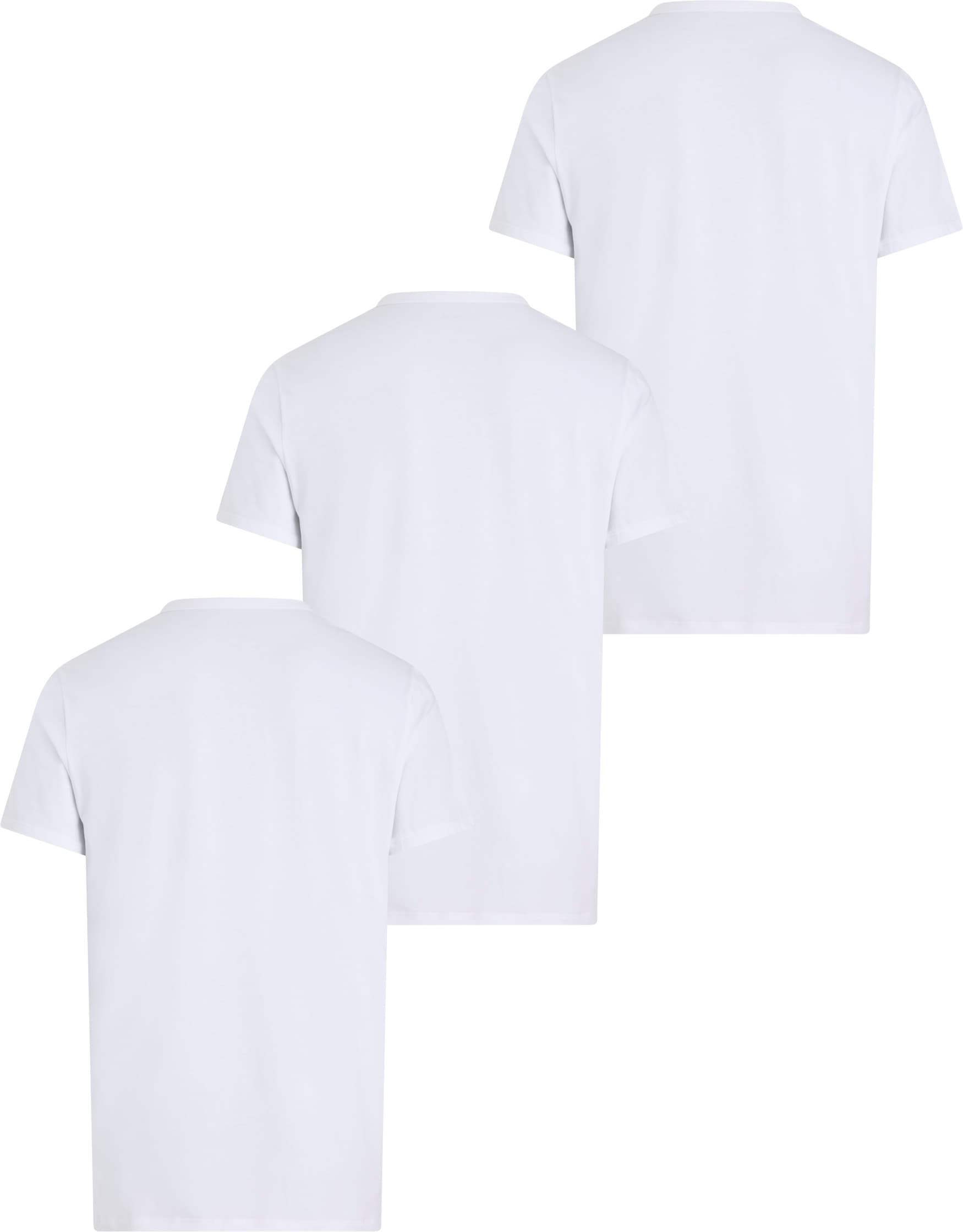 Calvin Klein Underwear T-Shirt »S/S V NECK 3PK«, (Packung, 3 tlg., 3er-Pack), mit Logo am Saum