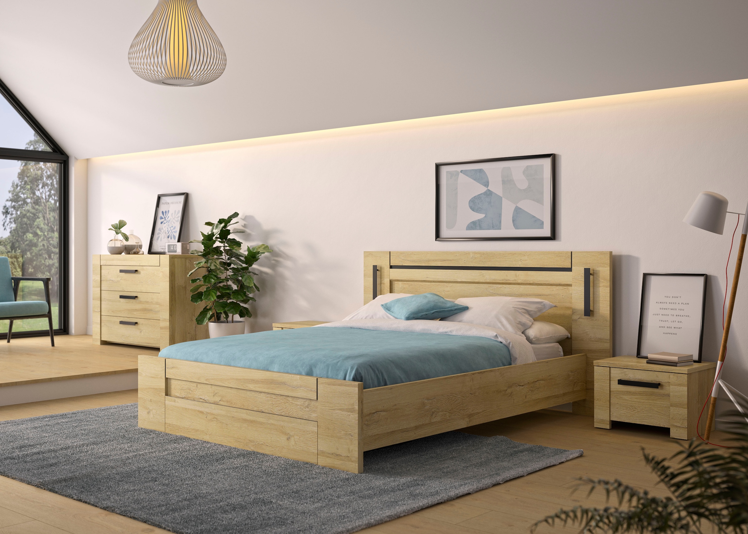 Gami Hochkommode »Sofia«, Kommode, universeller Stil, passt sich an alle Modernen Innenräume an