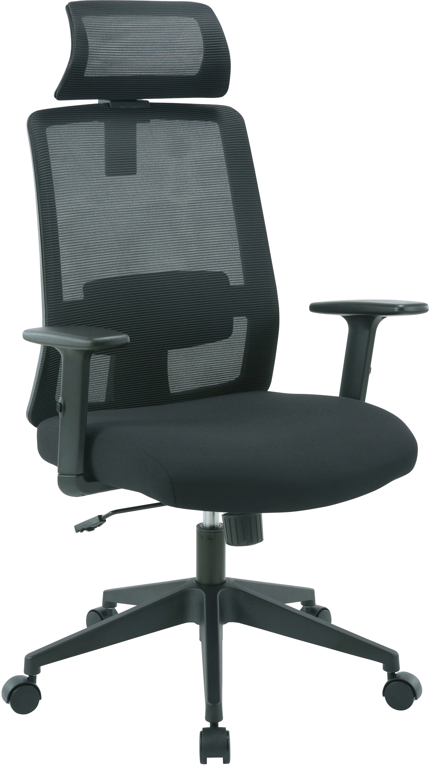 INOSIGN Bürostuhl »Tallard, Mesh Schreibtischstuhl, ergonomische Ausstattung«, Netzstoff, verstellbare Kopfstütze, Lumbalstütze & Armlehnen