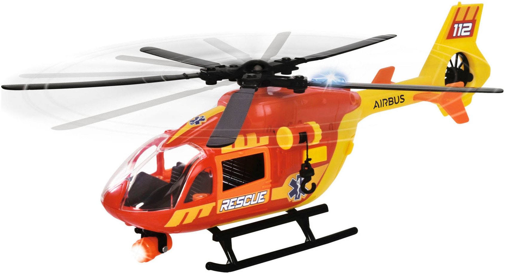 Dickie Toys Spielzeug-Hubschrauber "Ambulance Helicopter" mit Licht und Sound