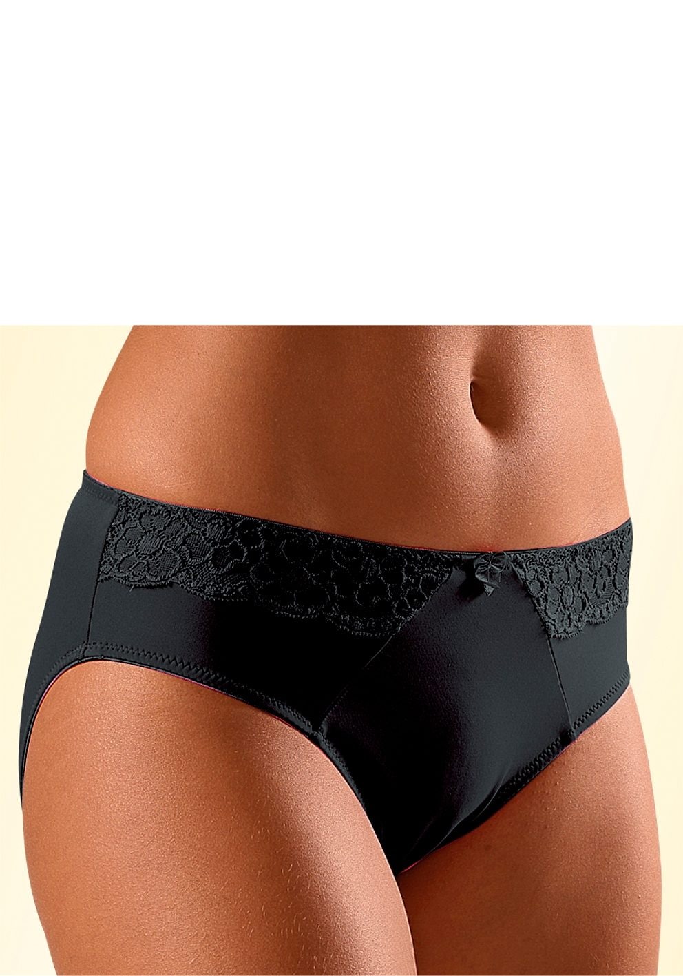 LASCANA Slip, mit seitlichen Spitzeneinsätzen kaufen