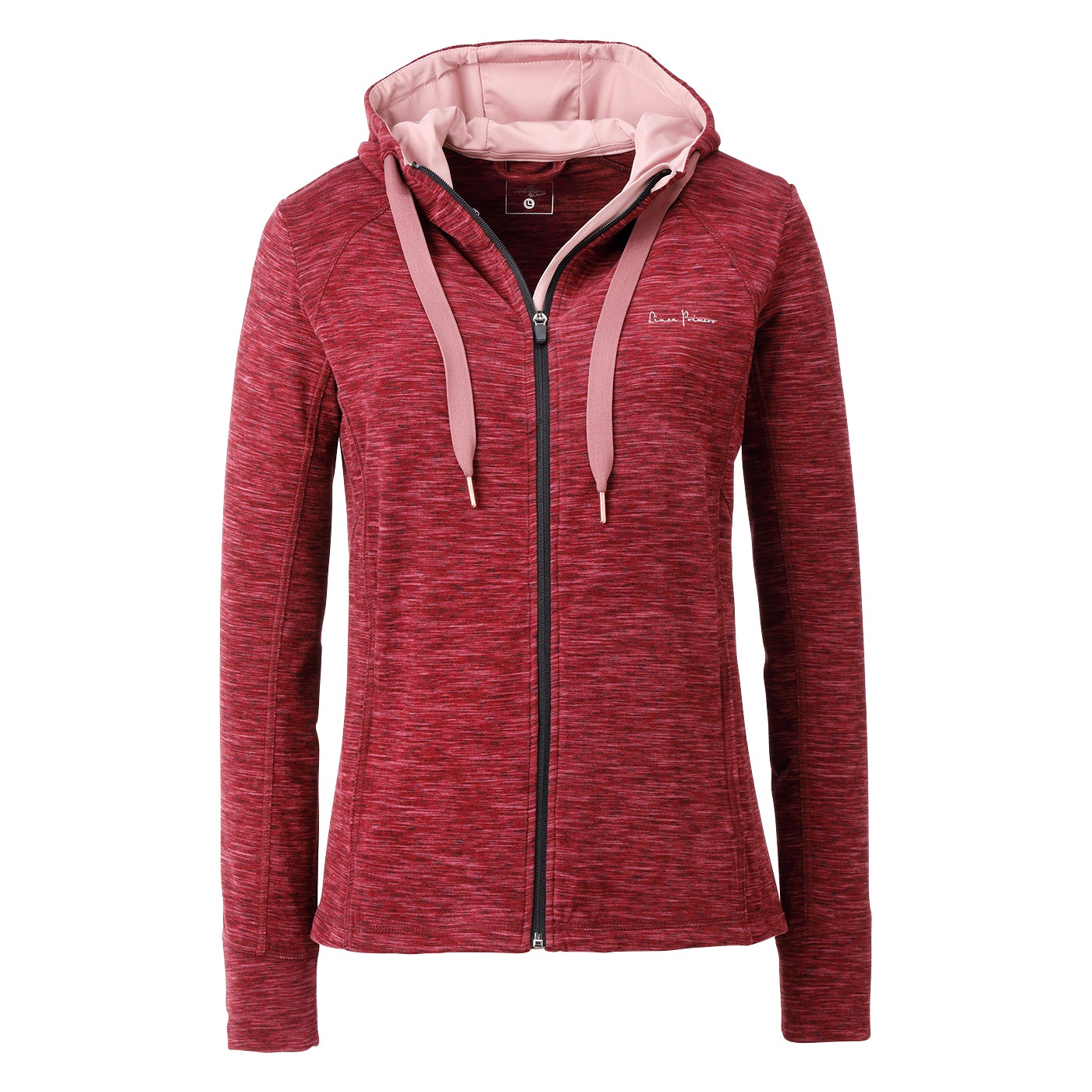 DEPROC Active Kapuzensweatshirt »SWEAT GILFORD MELANGE WOMEN«, aus funktionalem Piqué-Fleece