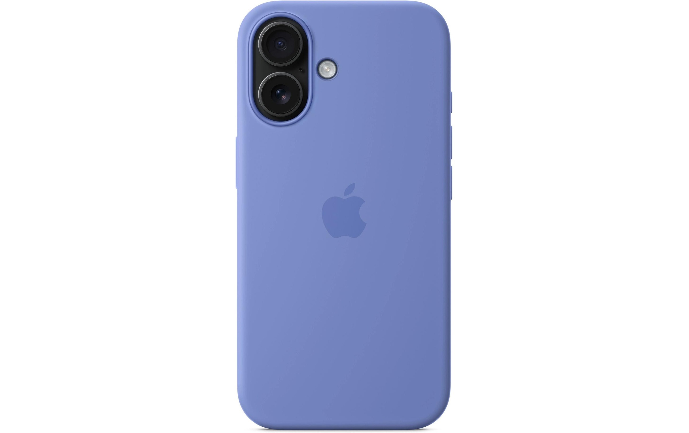 Apple Smartphone Silikon Case mit MagSafe, iPhone 16, Veilchen