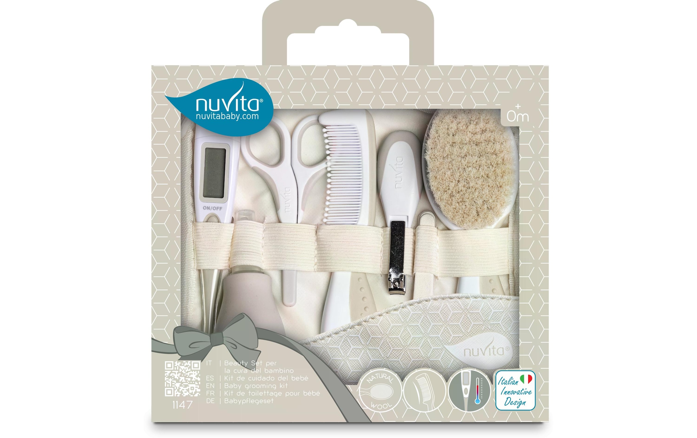 Babypflege-Set »Nuvita mit Thermometer Beige«