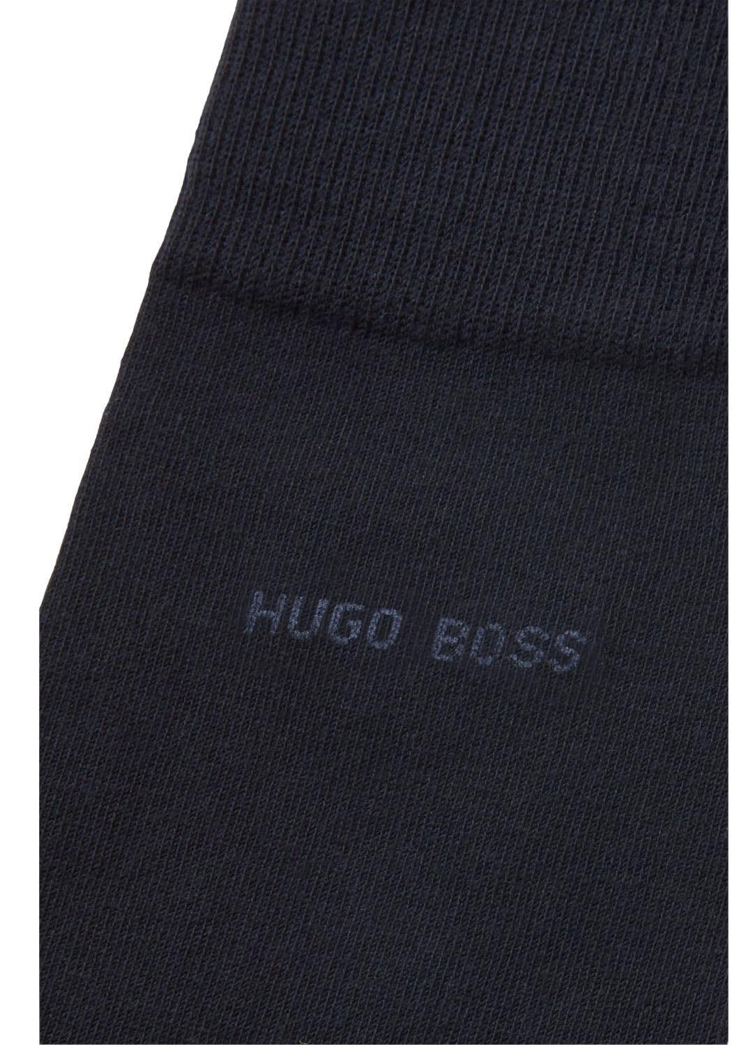 BOSS Basicsocken »Marc RS Uni«, mit eingesticktem Logoschriftzug