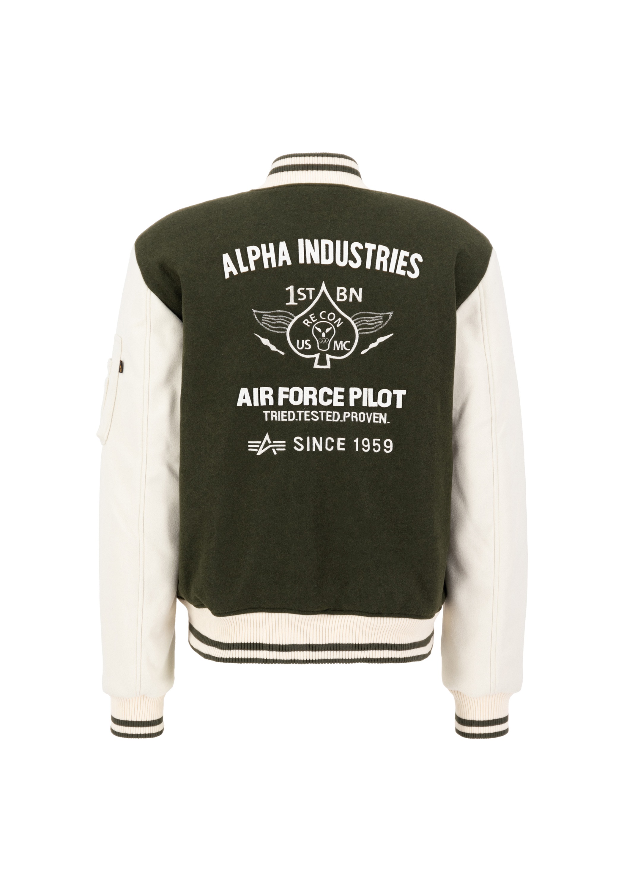 Alpha Industries Bomberjacke »Alpha Industries Men - Bomber Jackets Varsity Air Force Jacket«