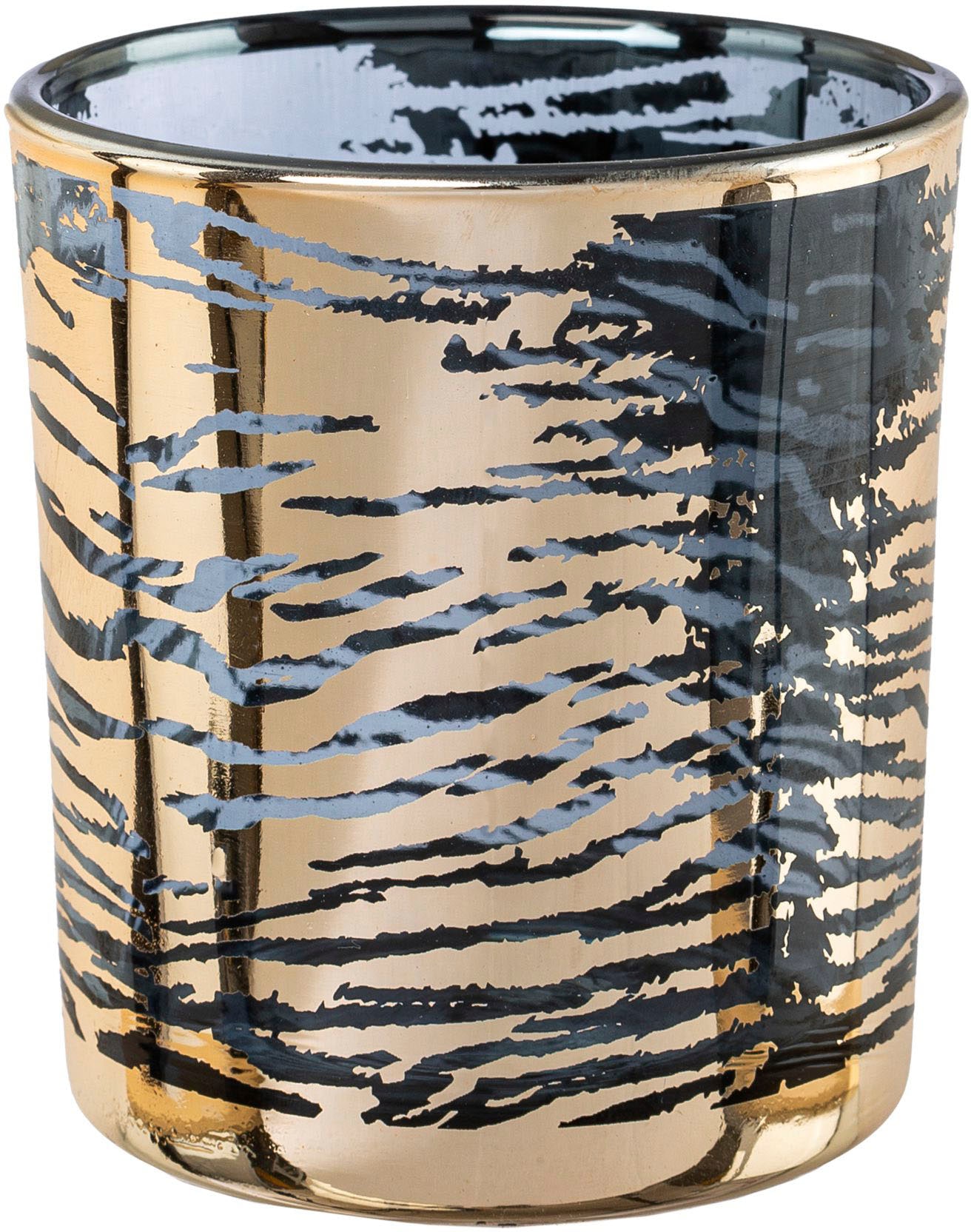 Creativ home Windlicht »Kerzenhalter (Set, online LEOPARD«, Teelichthalter St.), 4 Glas aus
