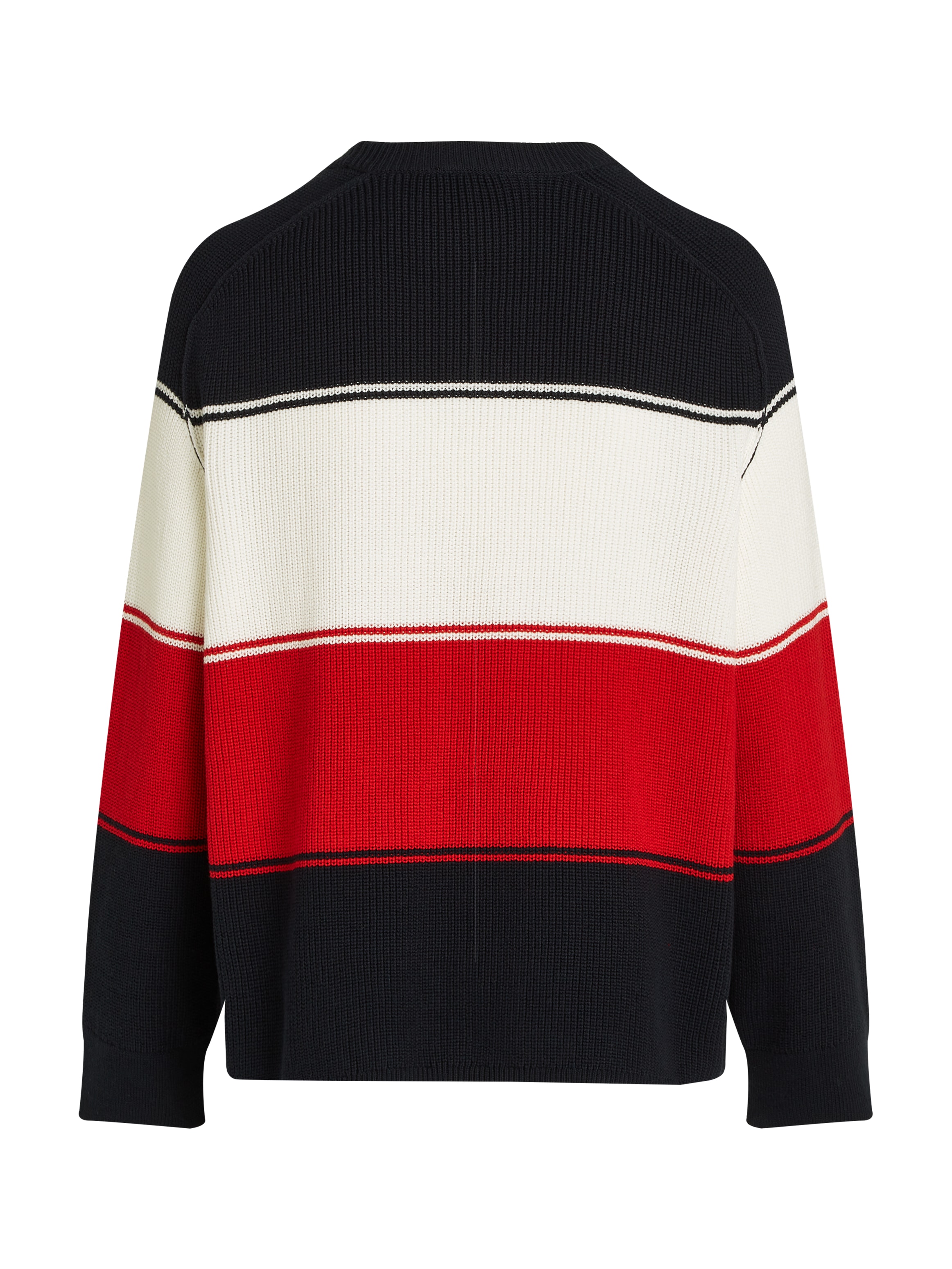 Tommy Hilfiger Curve Rundhalspullover »CRV CO CARDI STITCH C-NK SWT«, Grosse Grössen