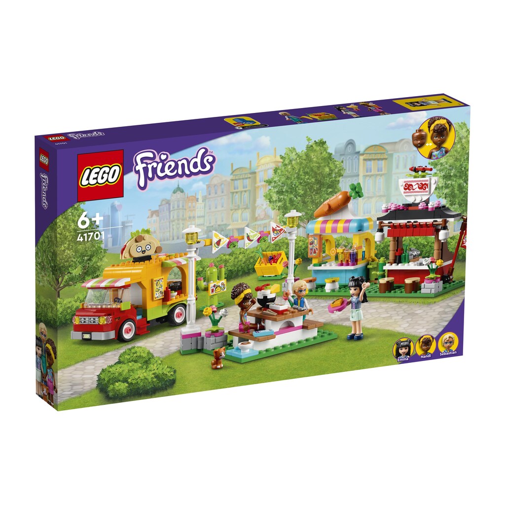 LEGO® Spielbausteine »Streetfood-Markt 4170«, (592 St.)